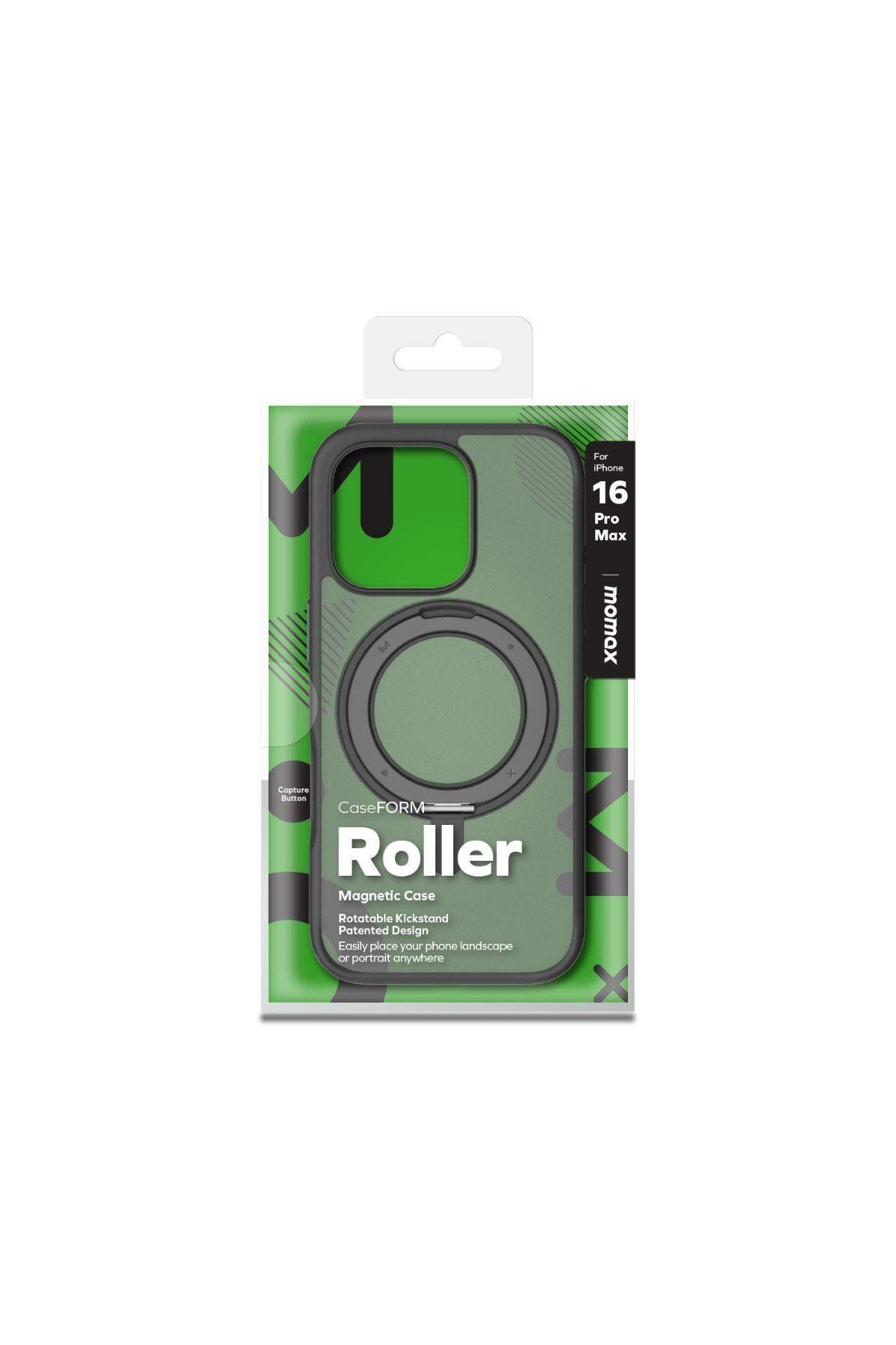 Roller CaseForm Magnetic Case iPhone 16 Pro Max (Black)
