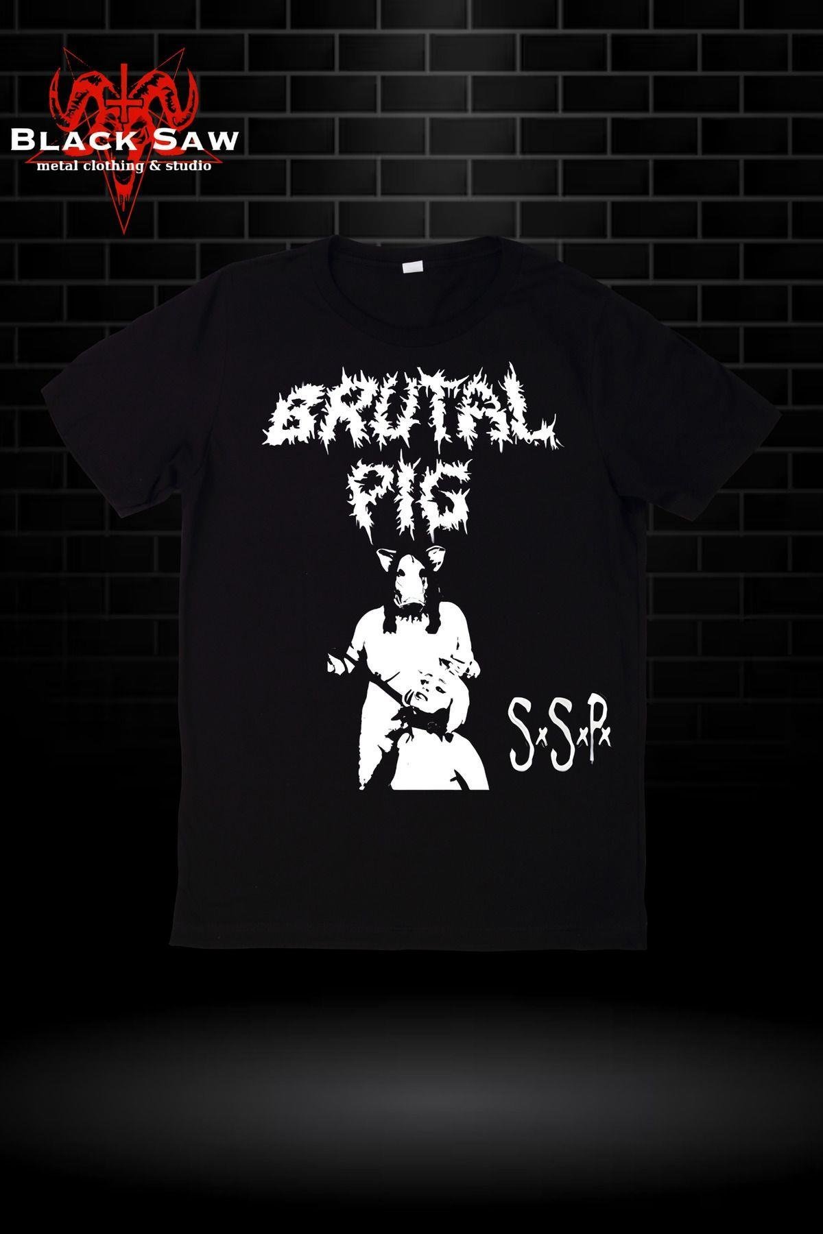 Brutal Pig Slam Death Metal Tshirt