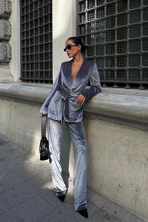 Gaitlin Oversize Kadife Takım 9897