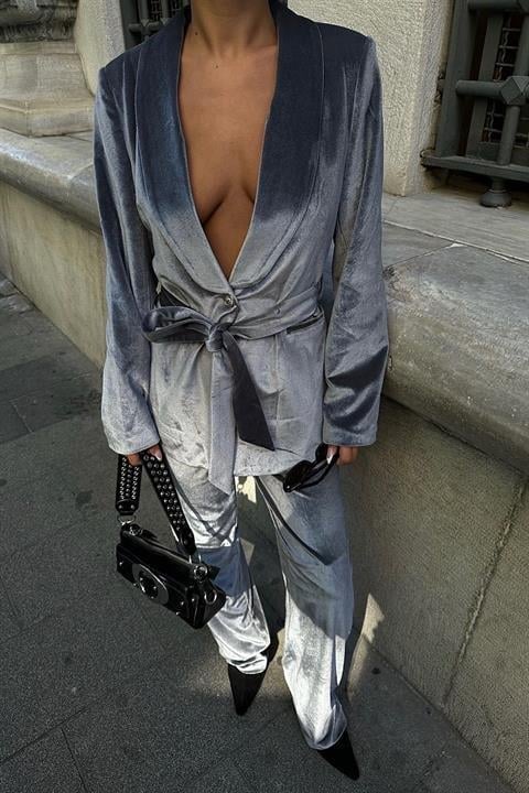 Gaitlin Oversize Kadife Takım 9897