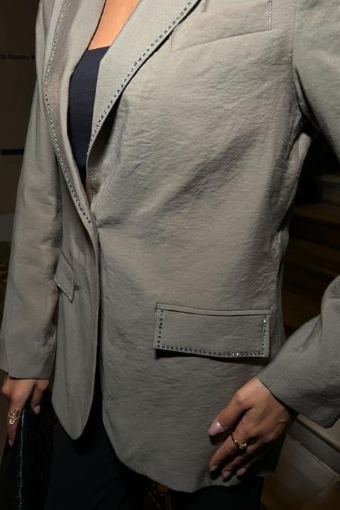 Hardy Taş Detay Blazer Ceket 6104-08