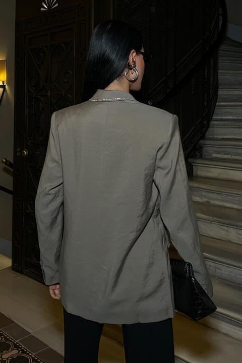 Hardy Taş Detay Blazer Ceket 6104-08