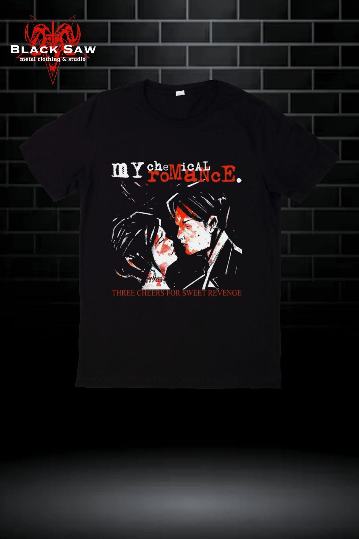 My Chemical Romance Three Cheers For Sweet Revenge  Emo Rock Grup Tshirti