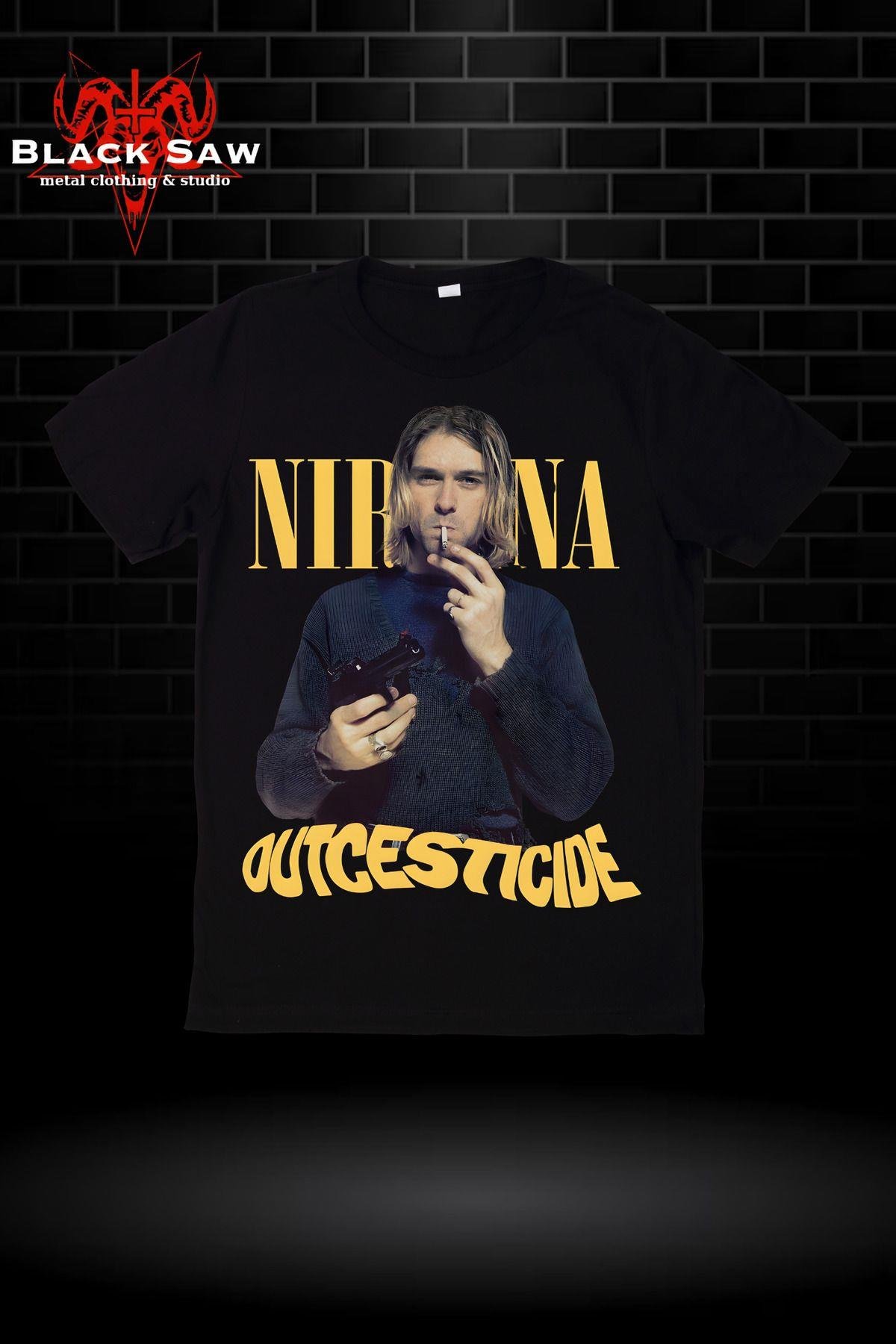 Nirvana Kurt Cobain Grunge Tshirt
