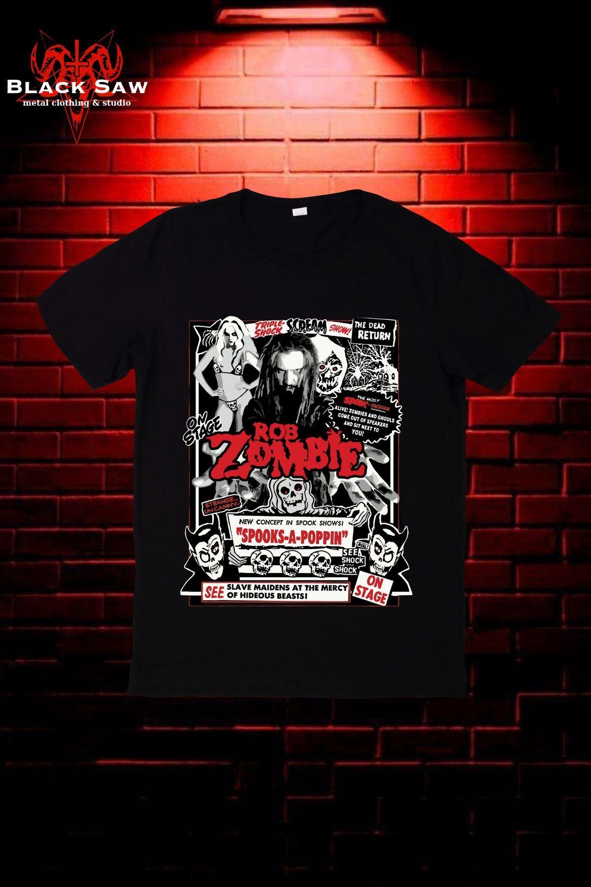 Rob Zombie Heavy Metal Nu Metal Grup Tshirti