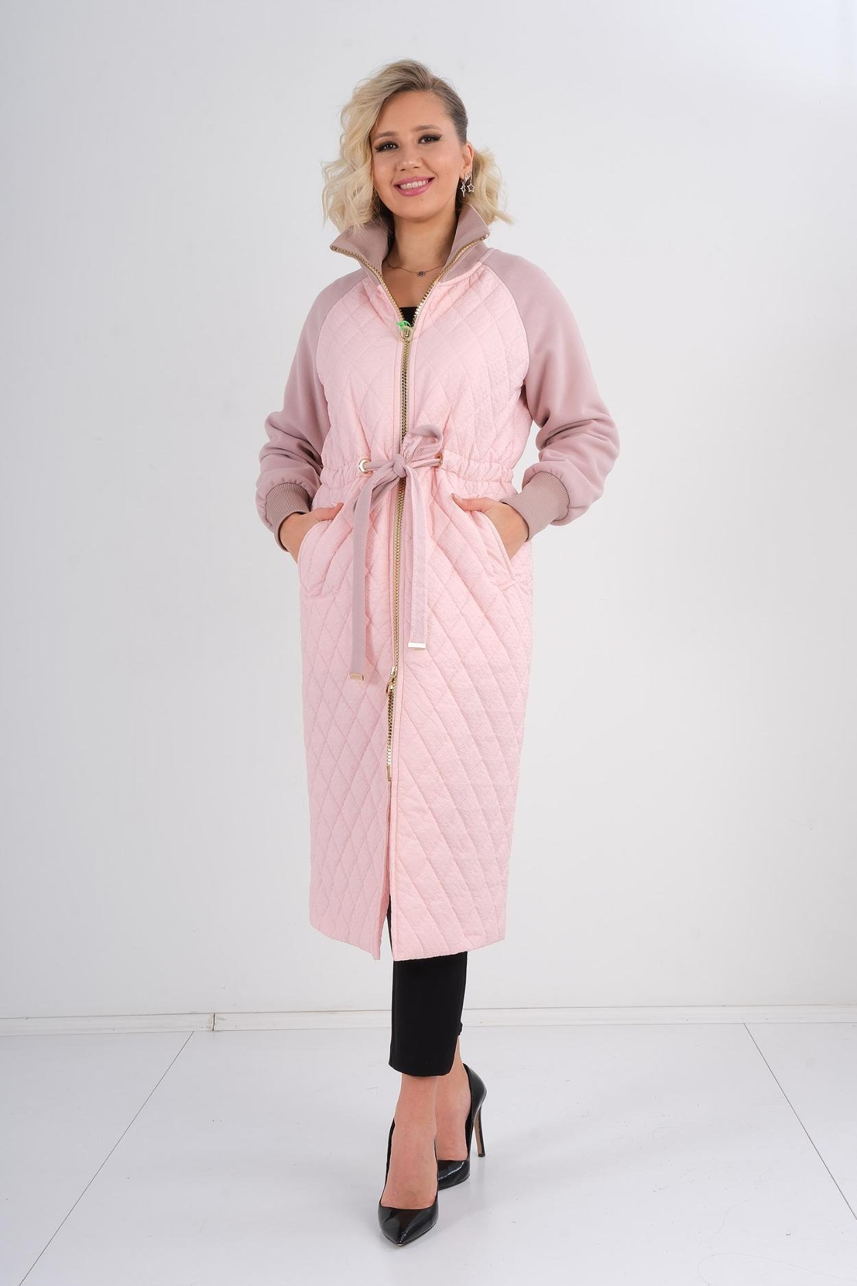 Dolce Bella Sokak Giyimi Mont Pembe