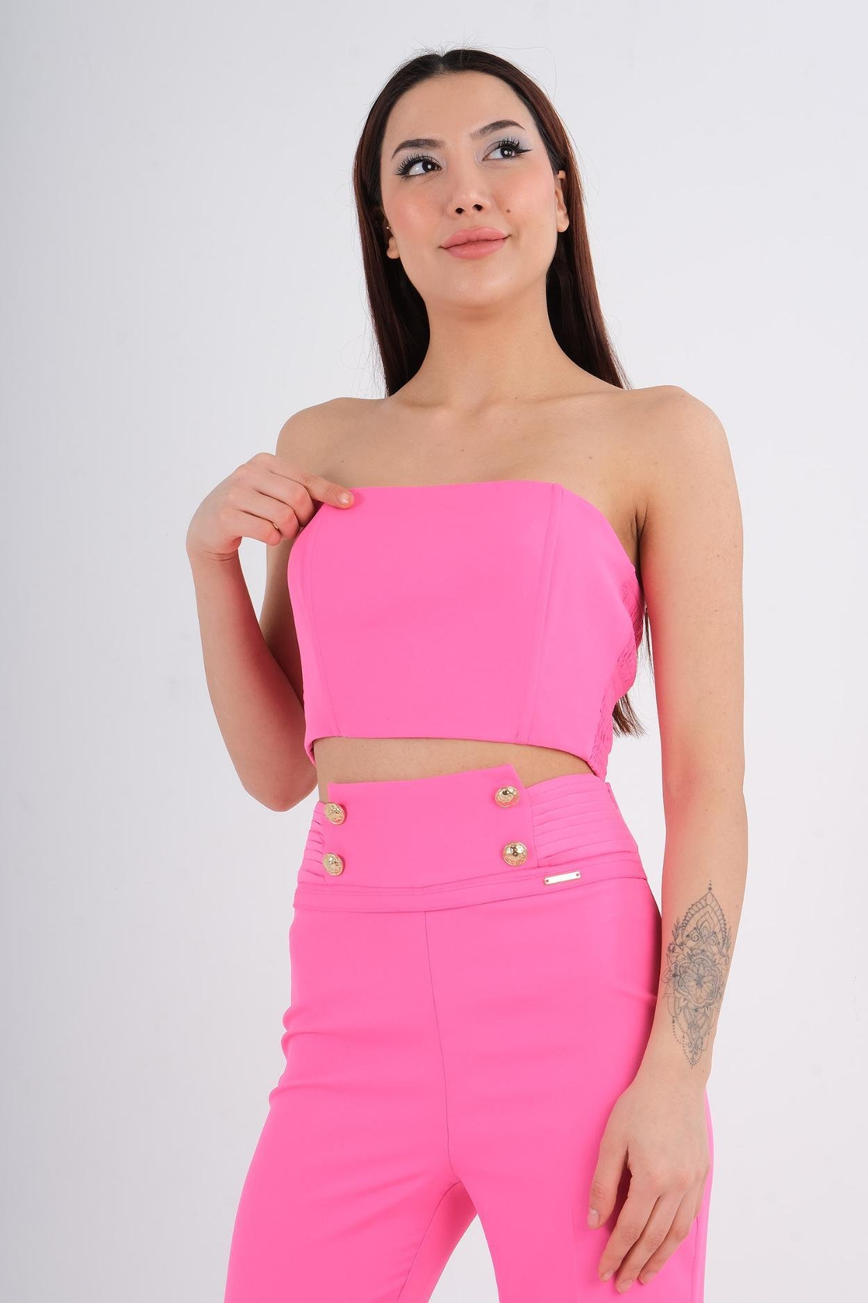 Excuse Günlük Giyim Büstiyer Pembe