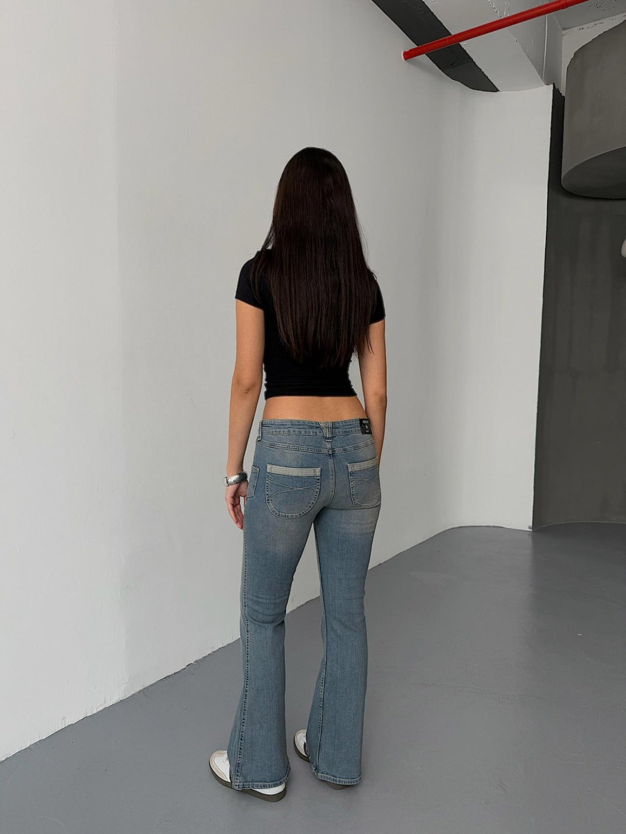 Günlük Giyim Denim Pantolon Mavi