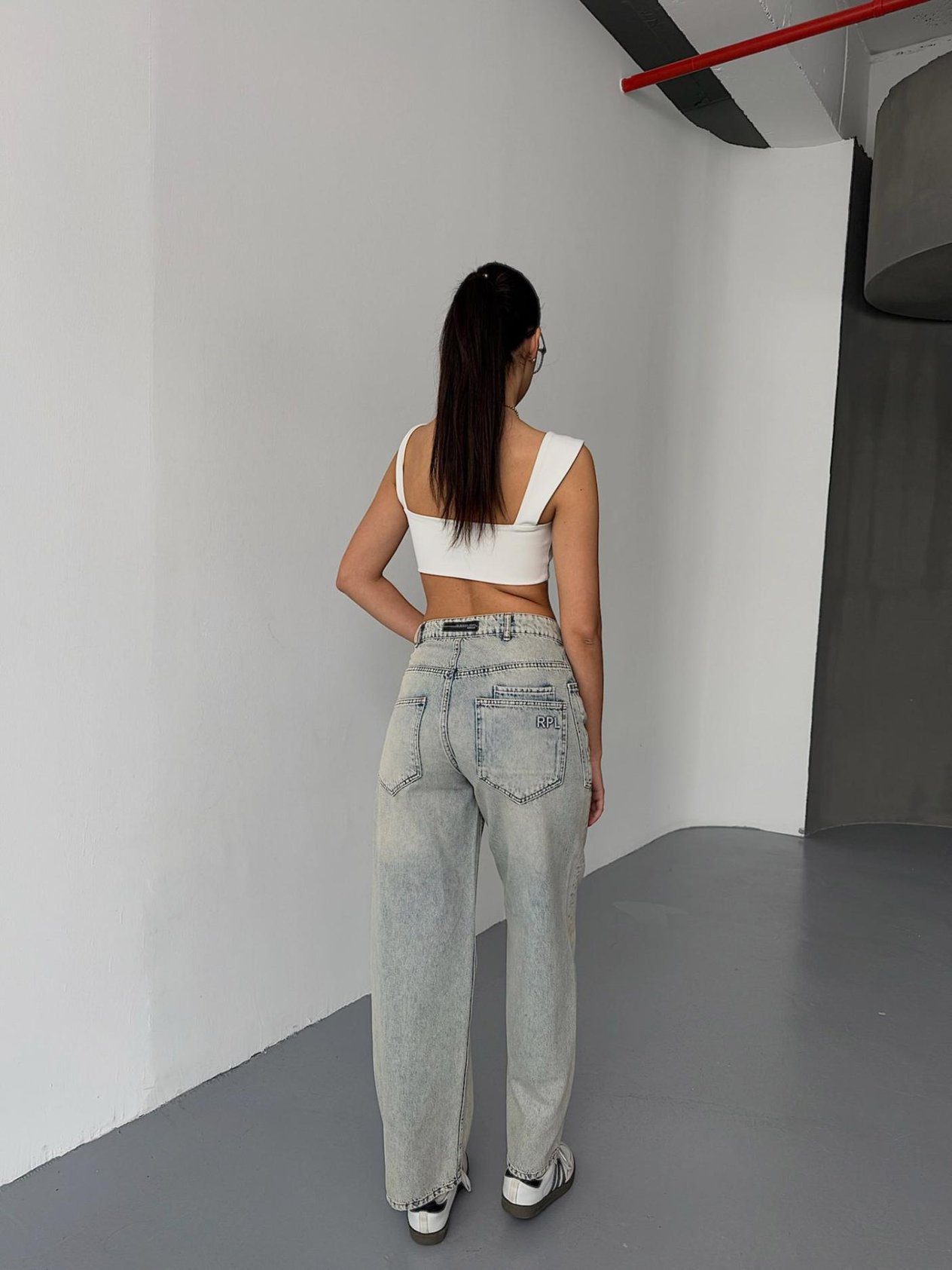 Günlük Giyim Denim Pantolon Mavi