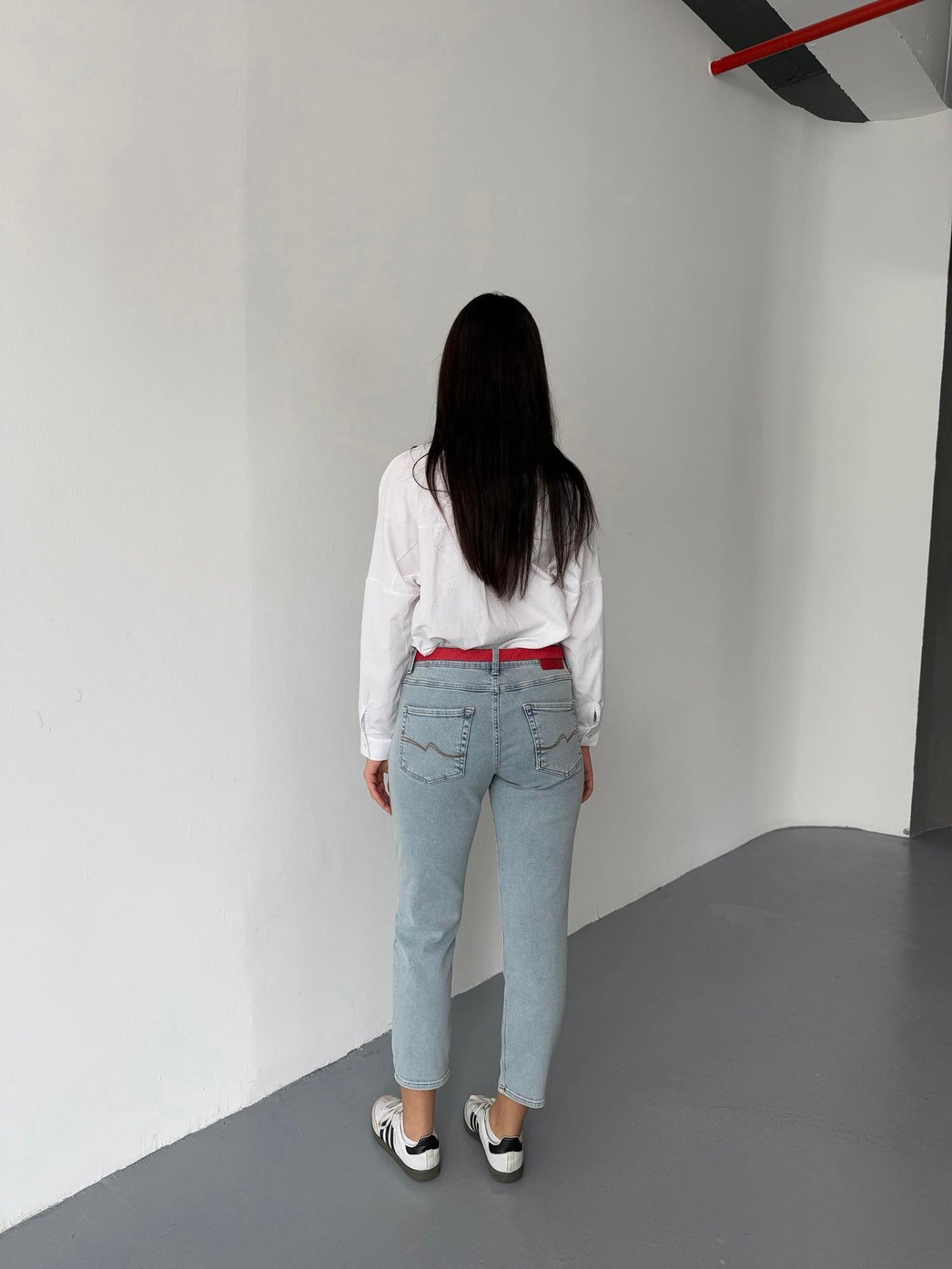 Günlük Giyim Denim Pantolon Mavi