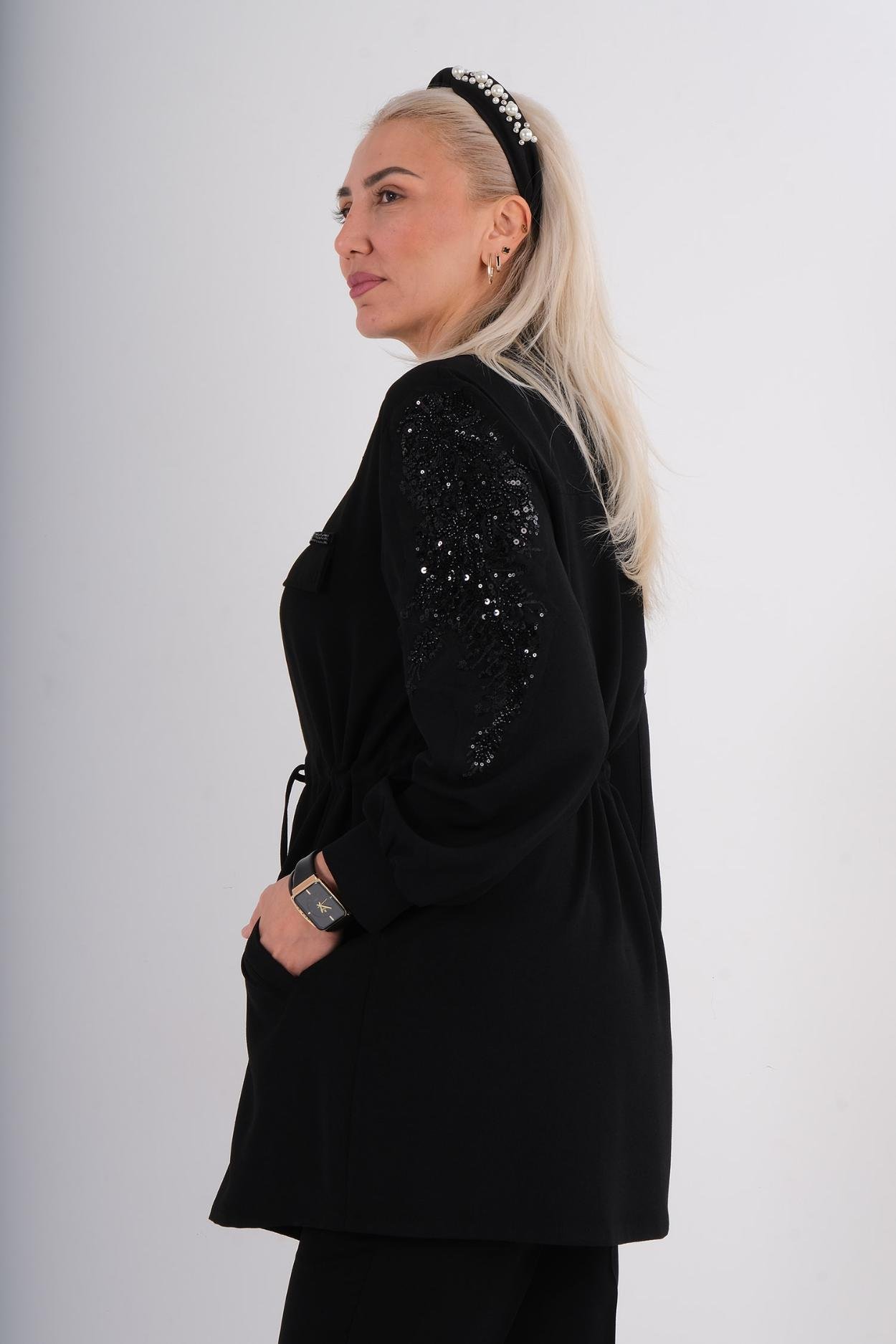 Günlük Giyim Tunik Siyah