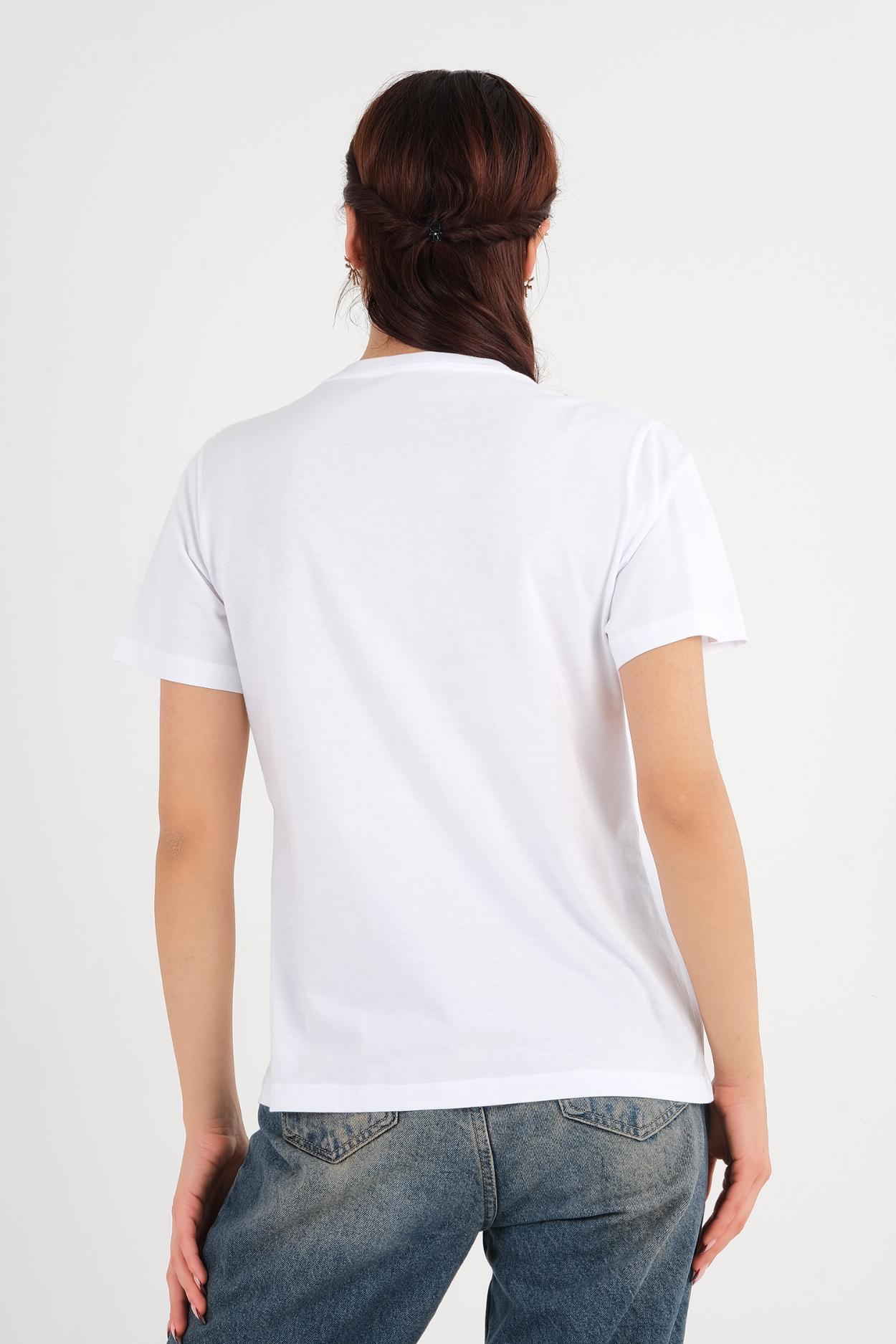Joggy Günlük Giyim T-shirt Beyaz