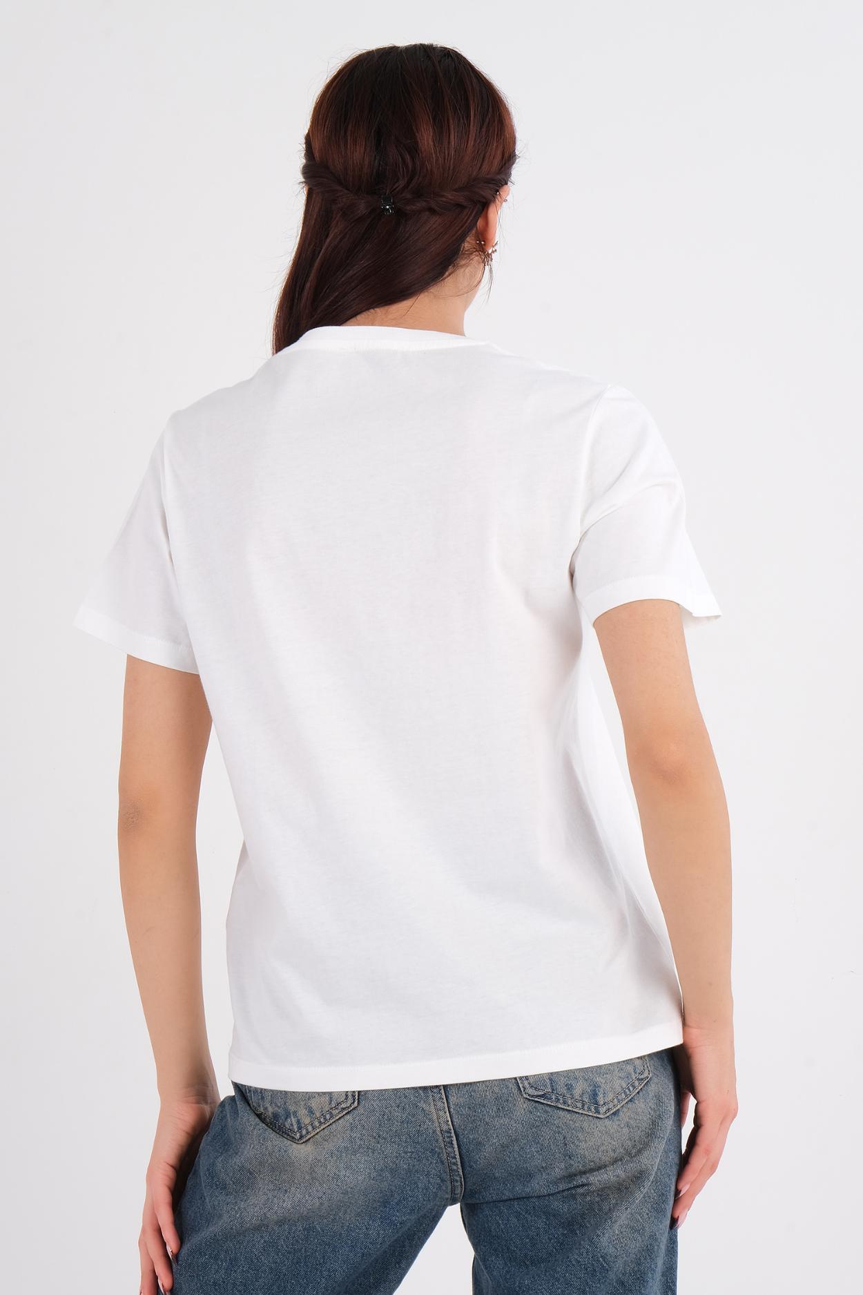 Joggy Günlük Giyim T-shirt Kırık Beyaz