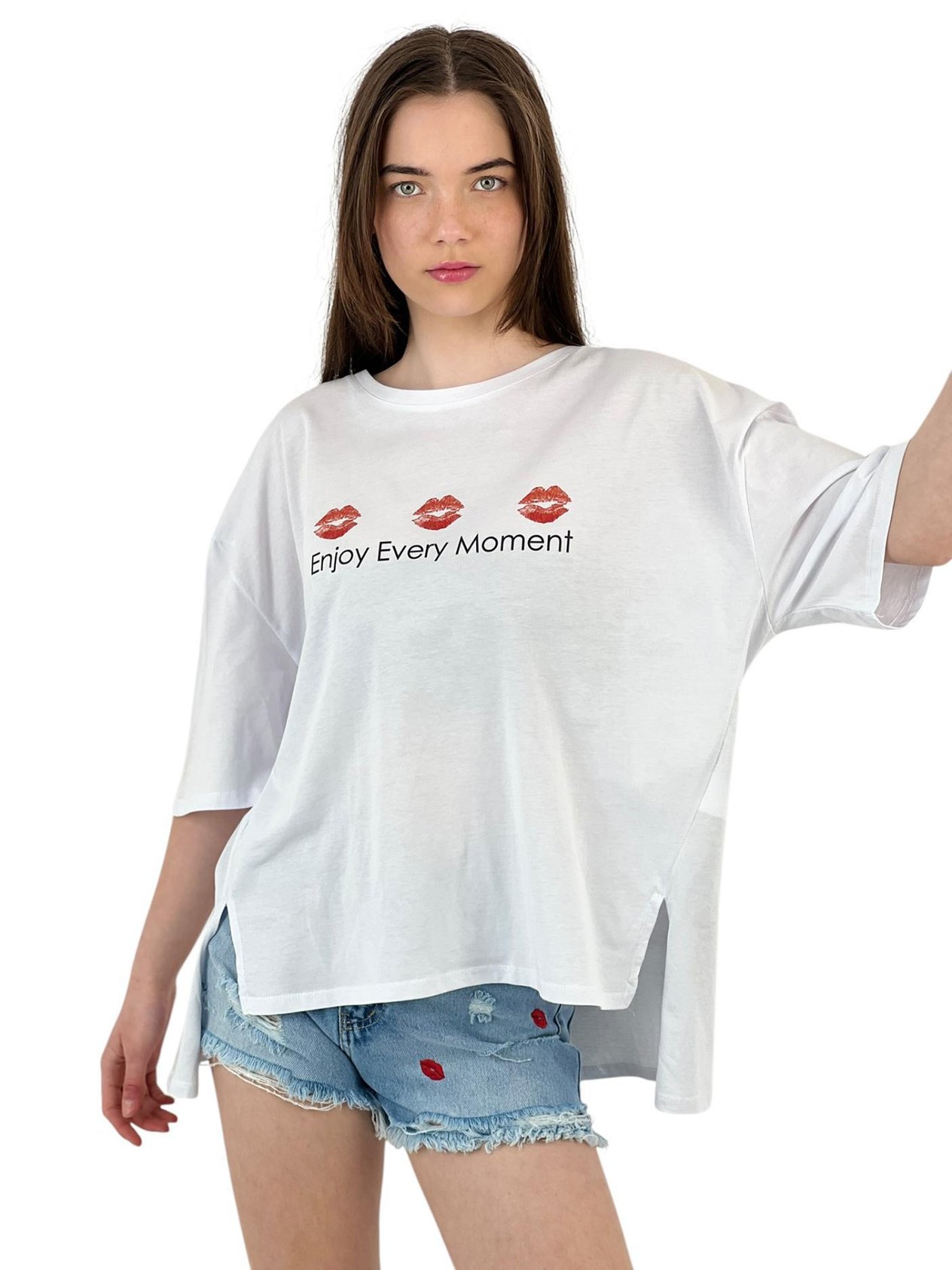 Miss Poem Günlük Giyim T-shirt Siyah