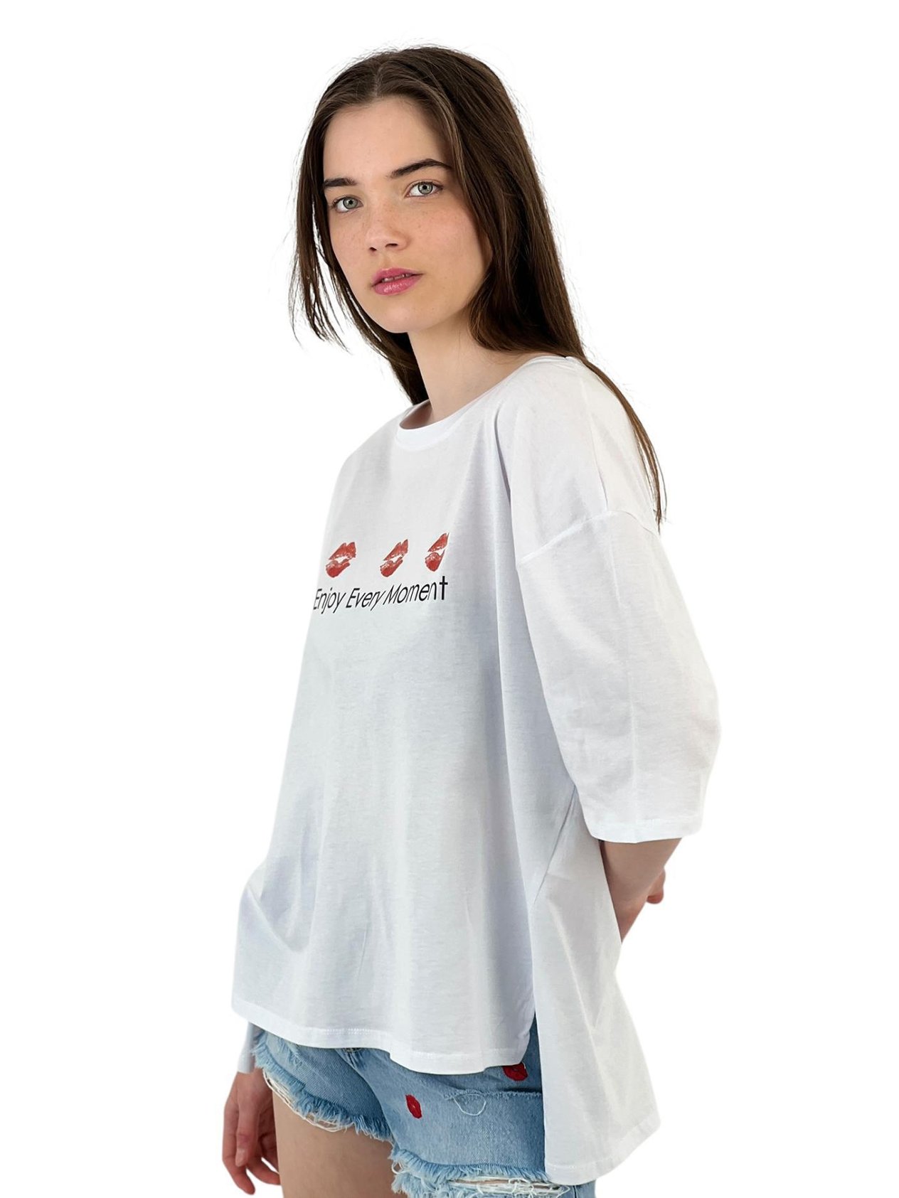 Miss Poem Günlük Giyim T-shirt Siyah