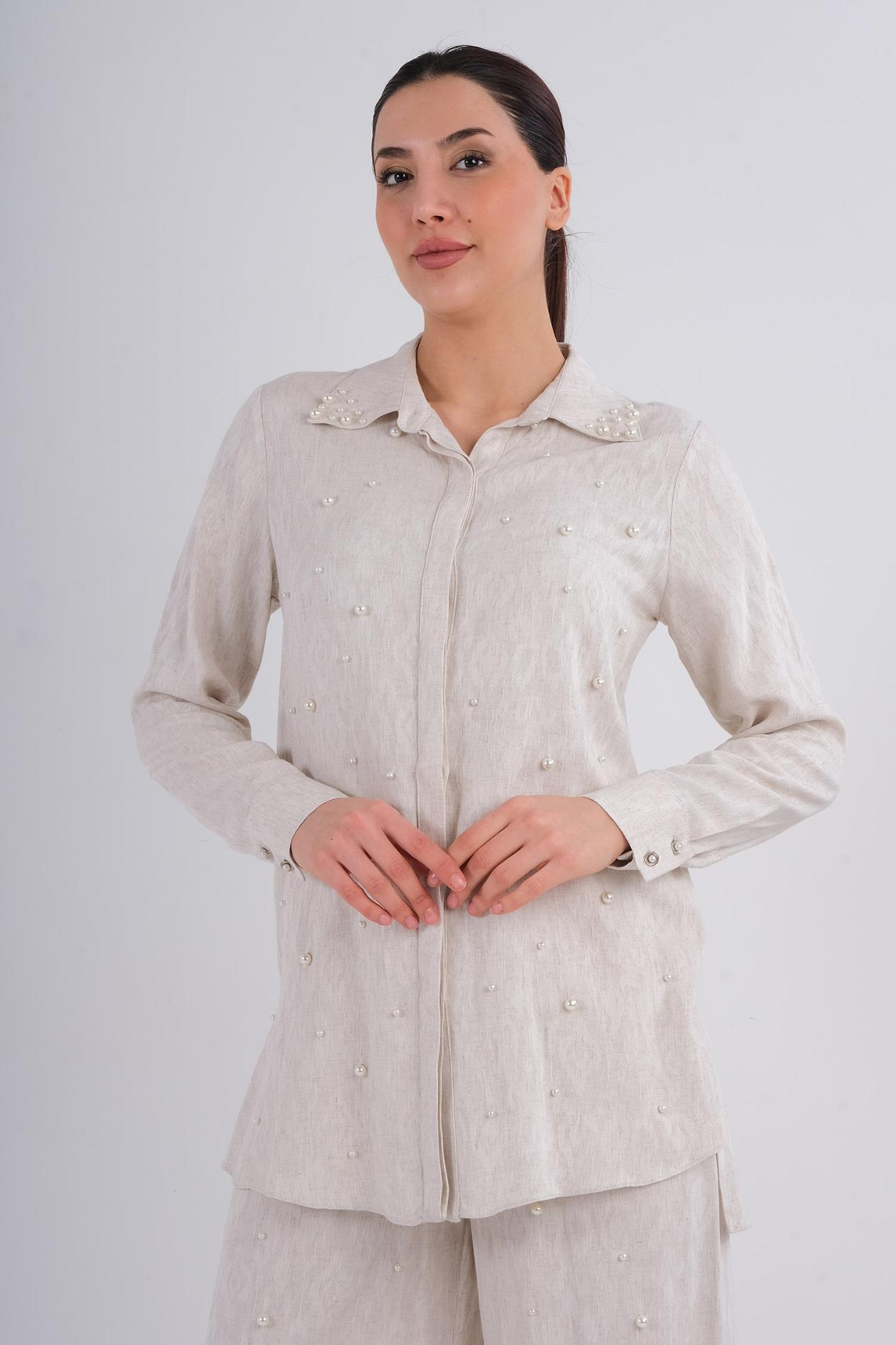 Modaİlgi Günlük Giyim Tunik Bej