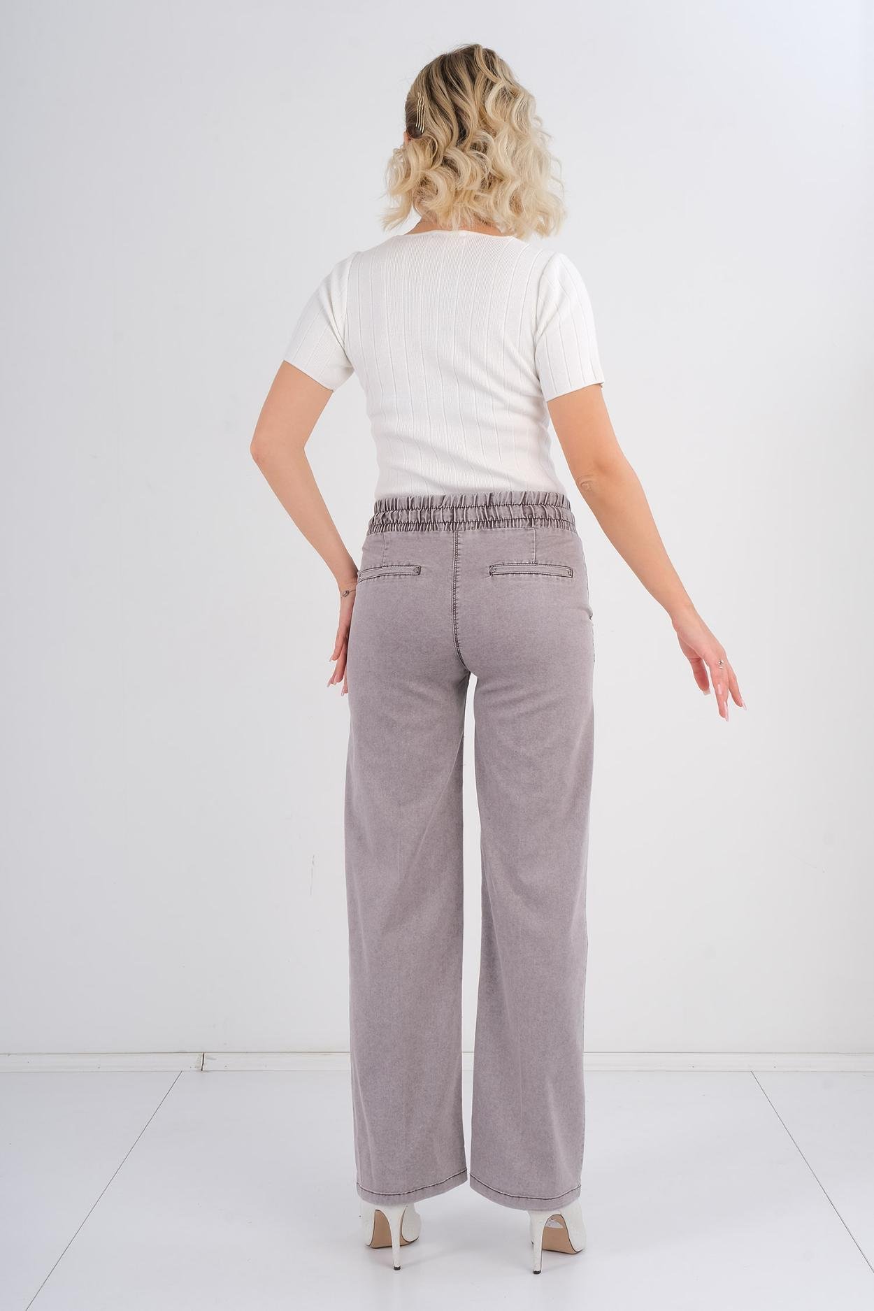Mosento Günlük Giyim Denim Pantolon Kahverengi