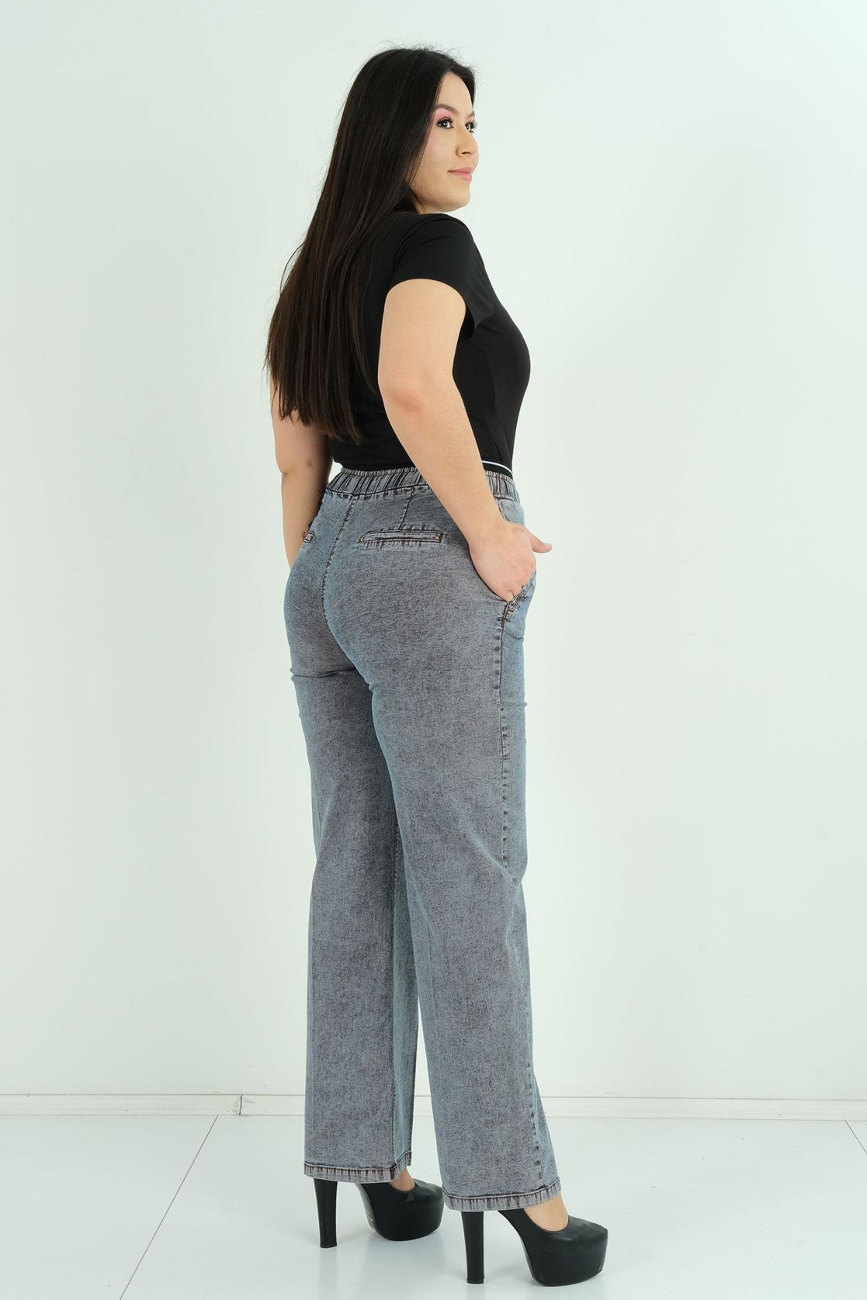 Mosento Sokak Giyimi Denim Pantolon kiremit