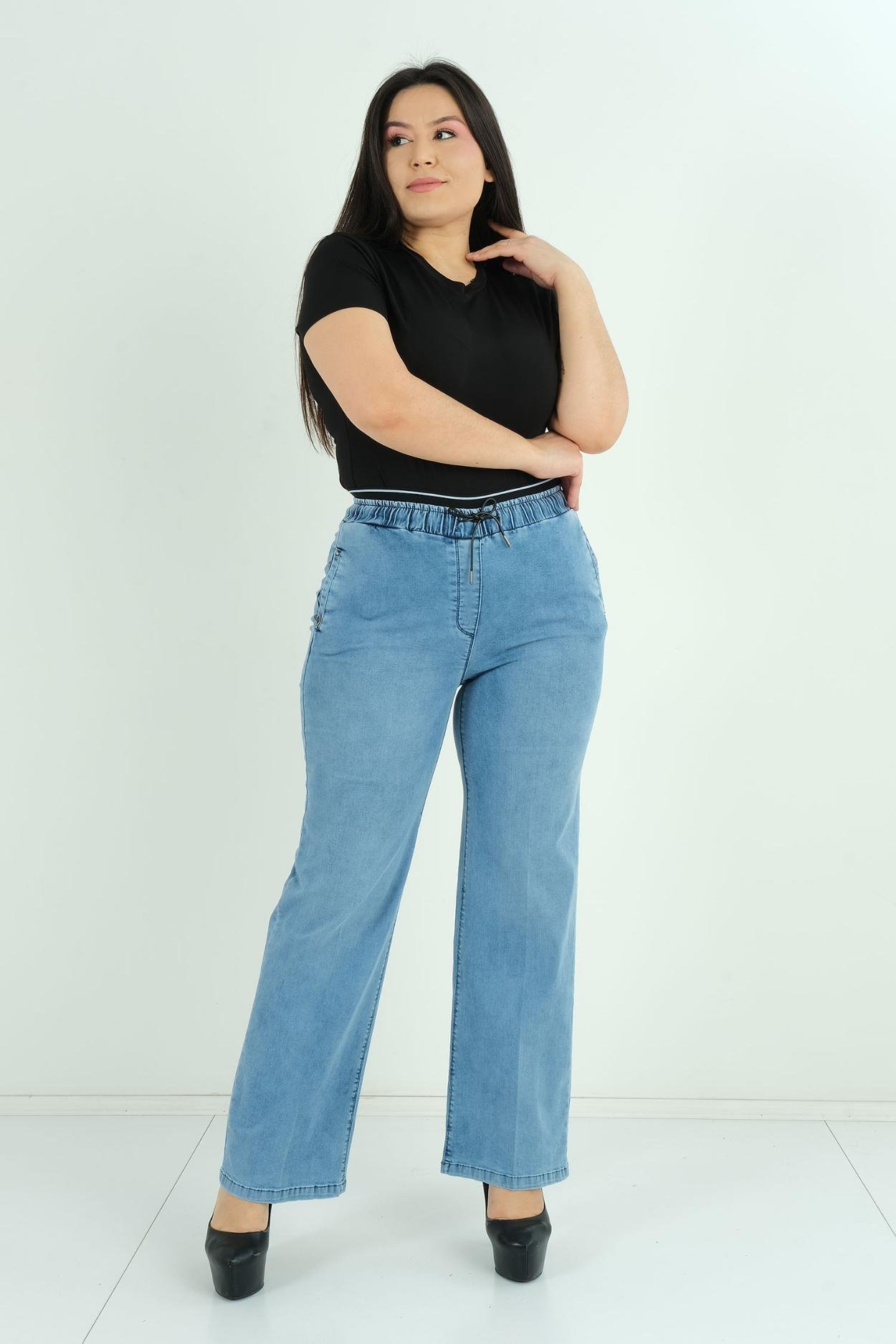 Mosento Sokak Giyimi Denim Pantolon Mavi