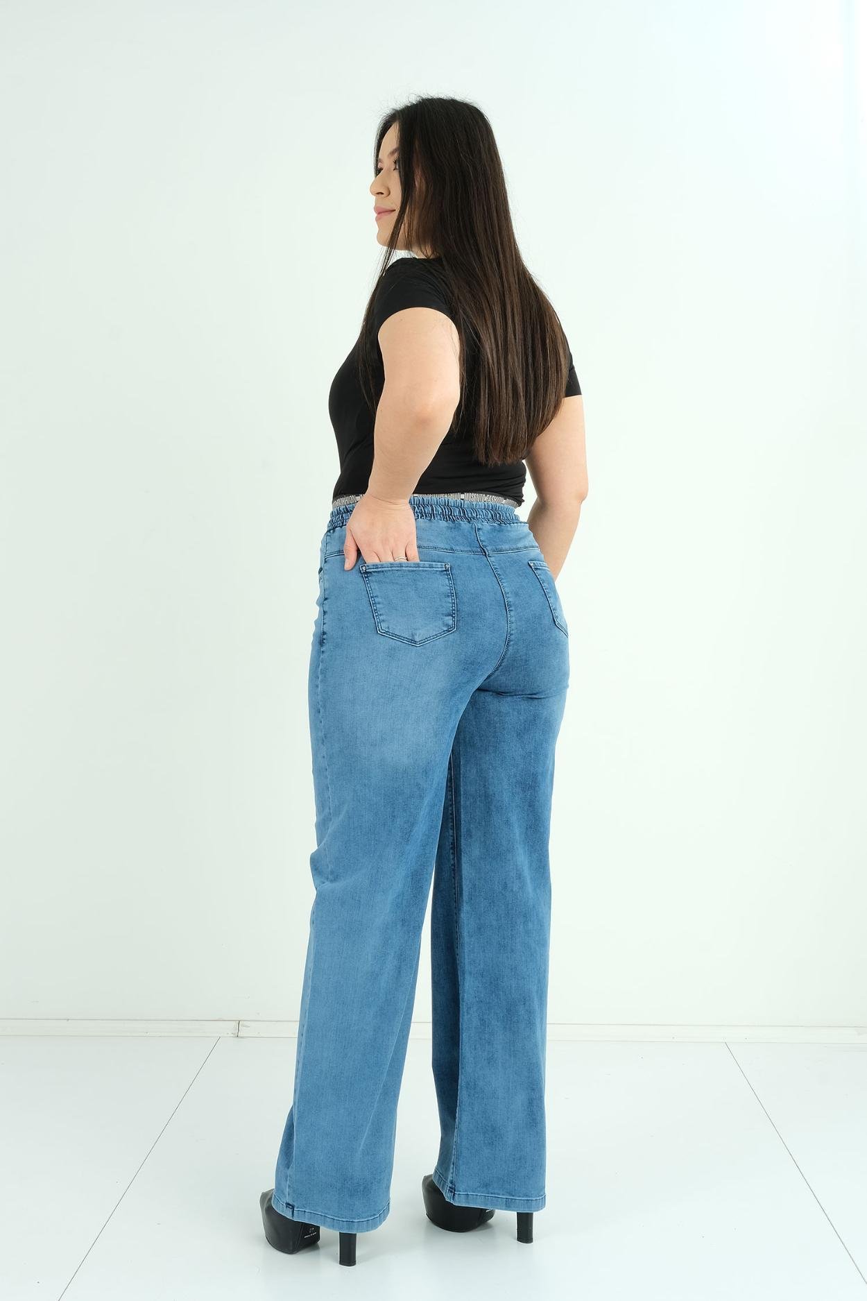 Mosento Sokak Giyimi Denim Pantolon Mavi