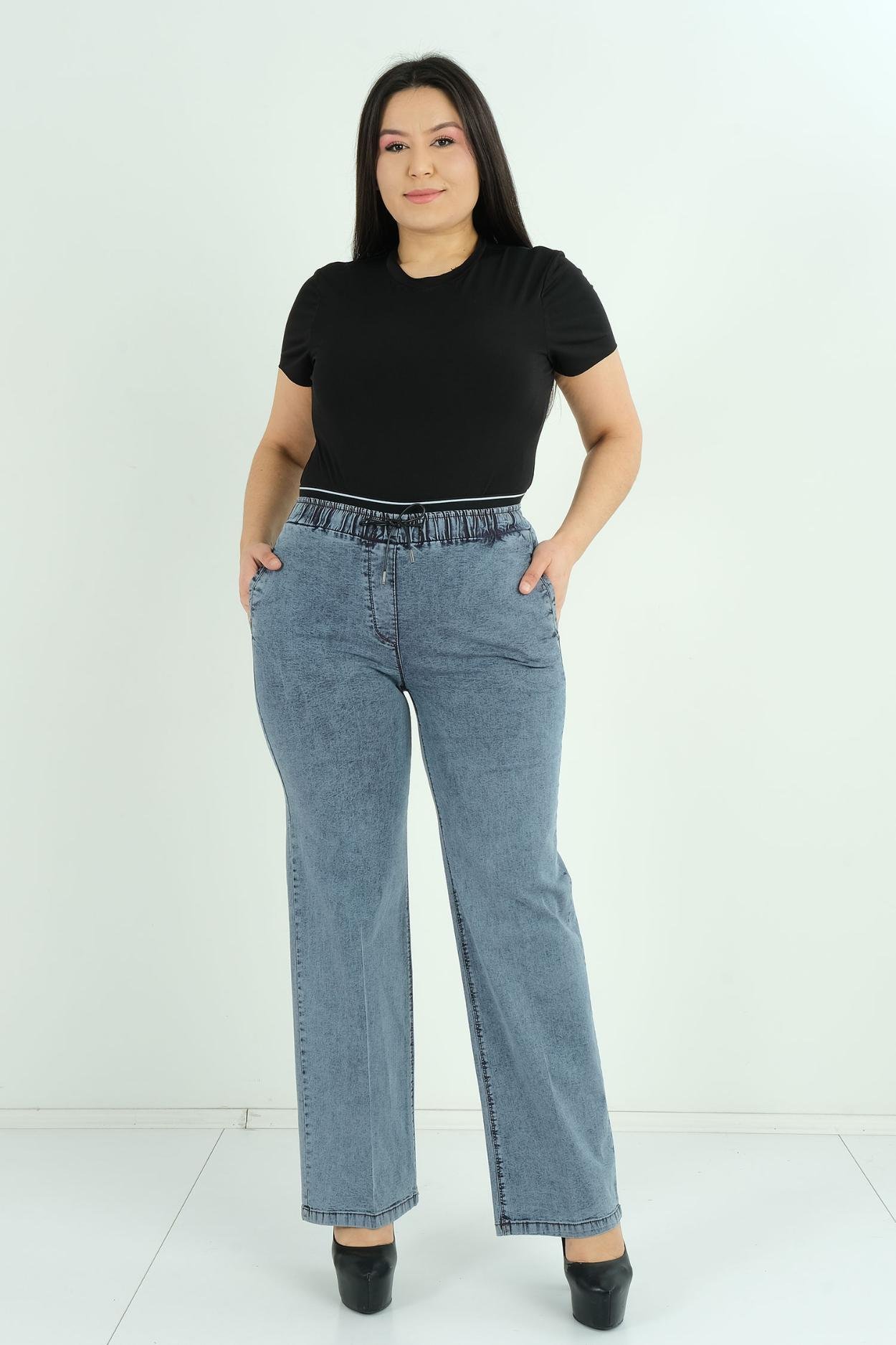 Mosento Sokak Giyimi Denim Pantolon Siyah