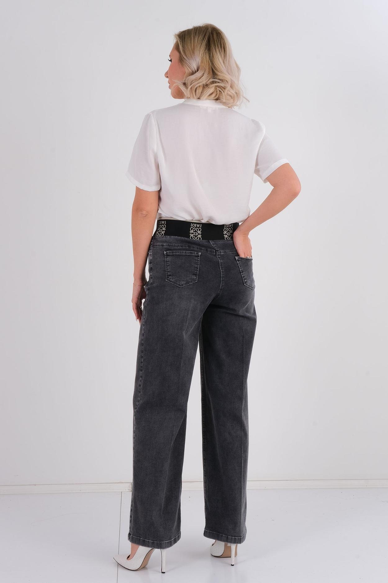 Mosento Sokak Giyimi Denim Pantolon Siyah