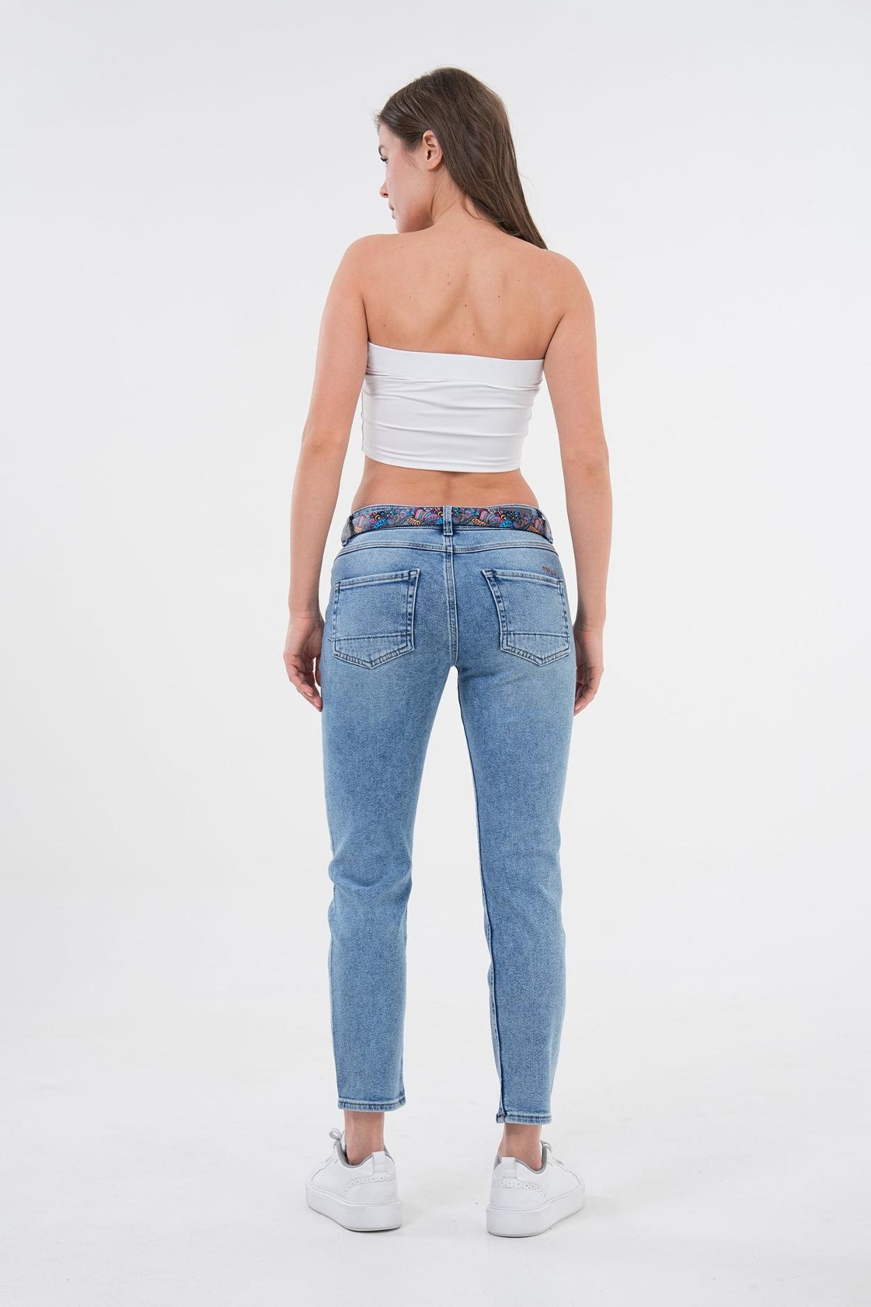 Replus Günlük Giyim Denim Pantolon Mavi