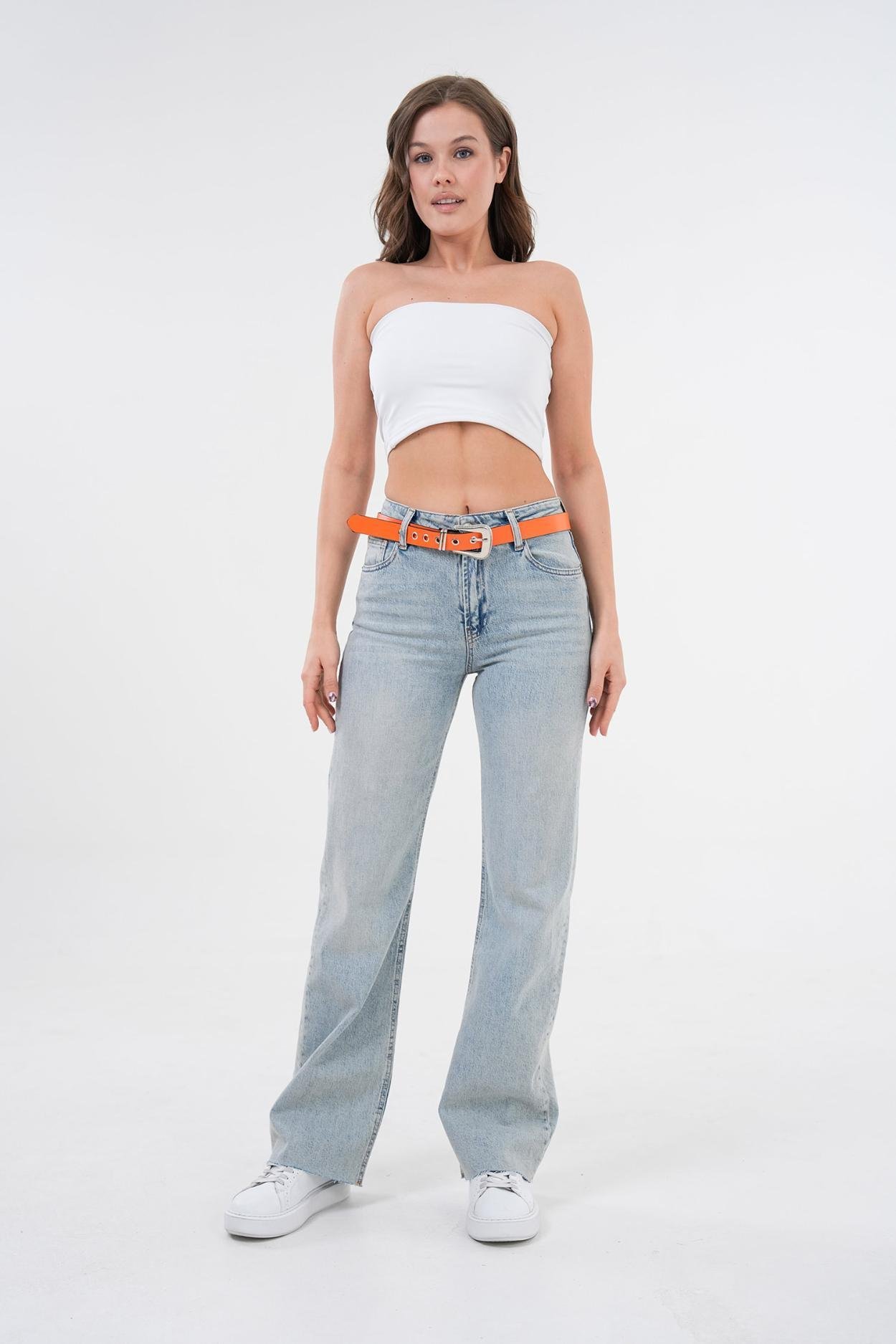 Replus Günlük Giyim Denim Pantolon Mavi