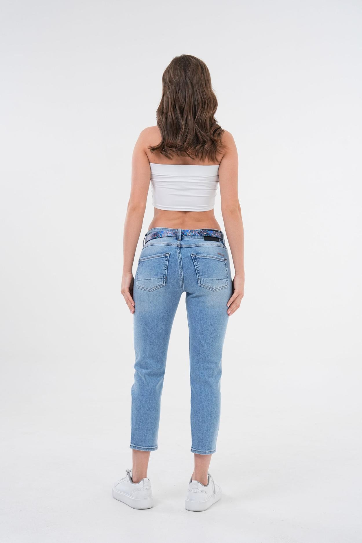 Replus Günlük Giyim Denim Pantolon Mavi
