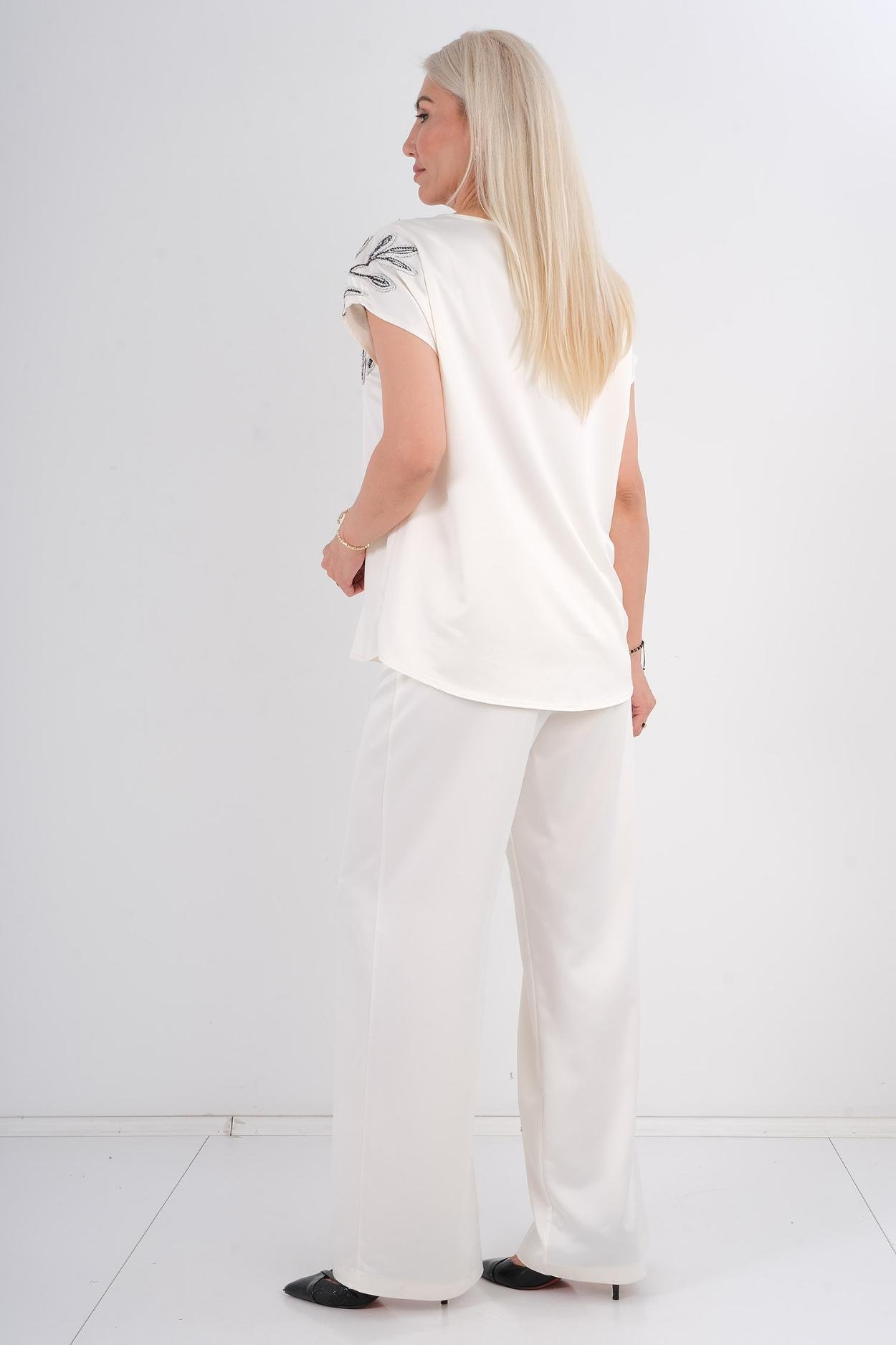 Tiajoven Casual Trousers White