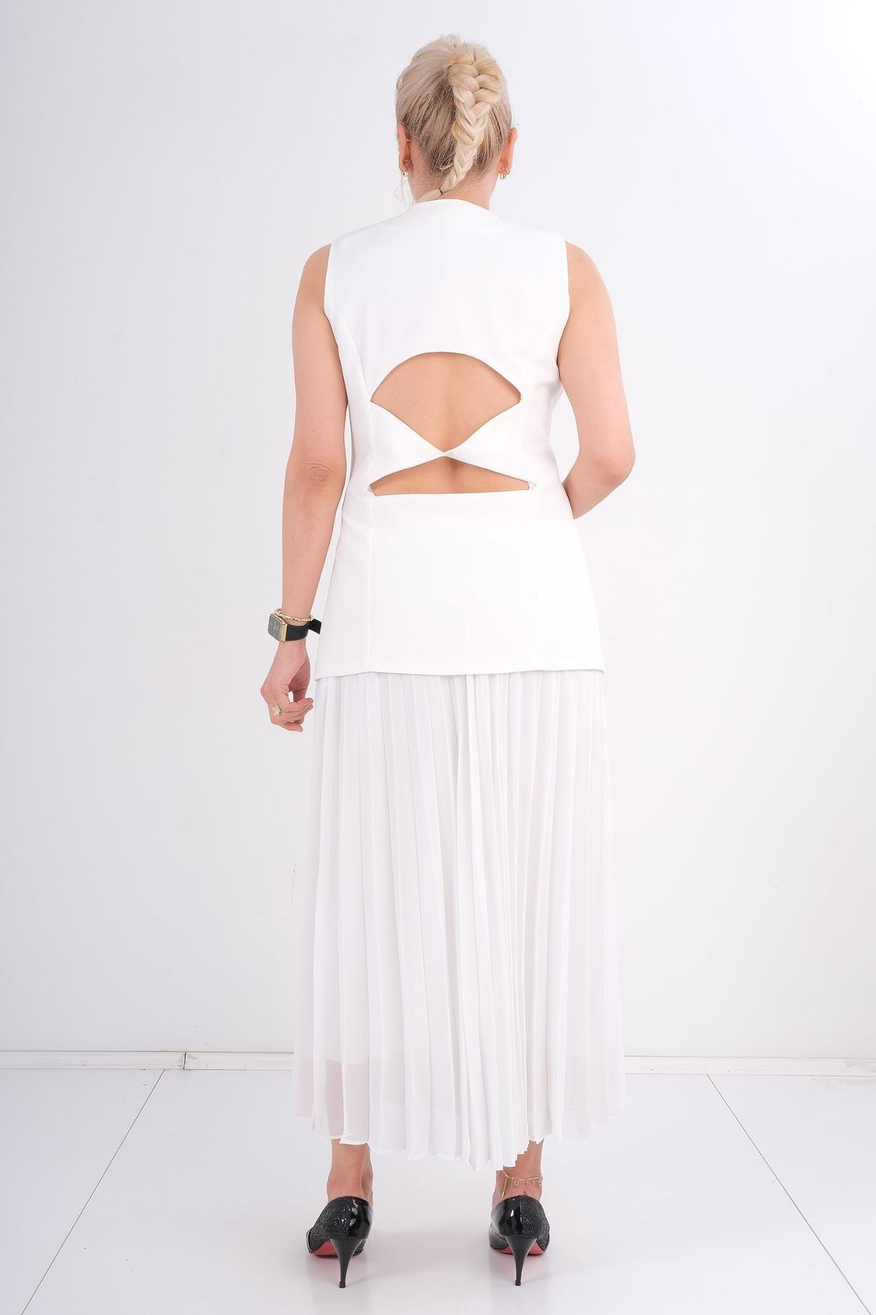 Tugce & Ece Casual Suit White
