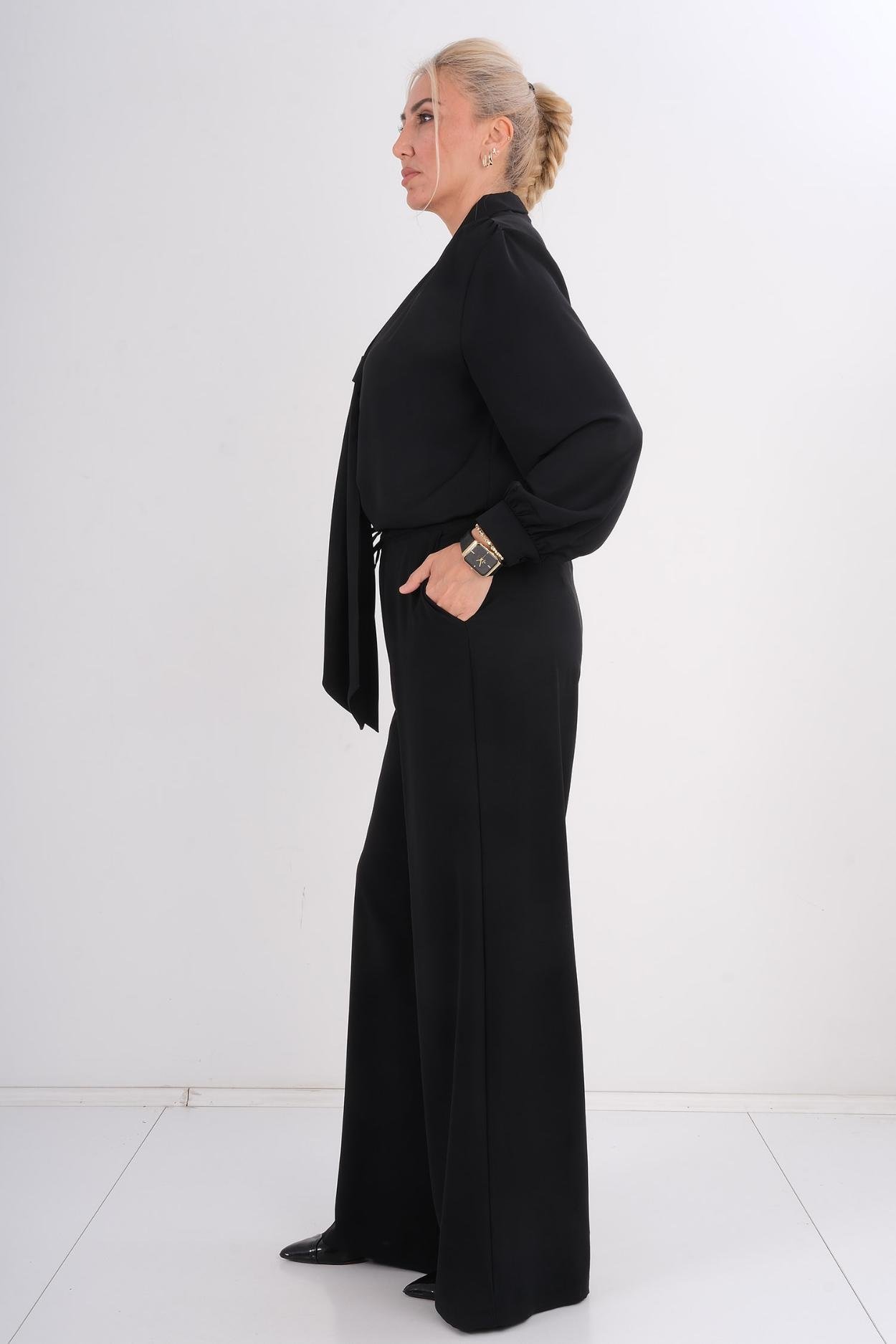 Tugce & Ece Casual Suit Black