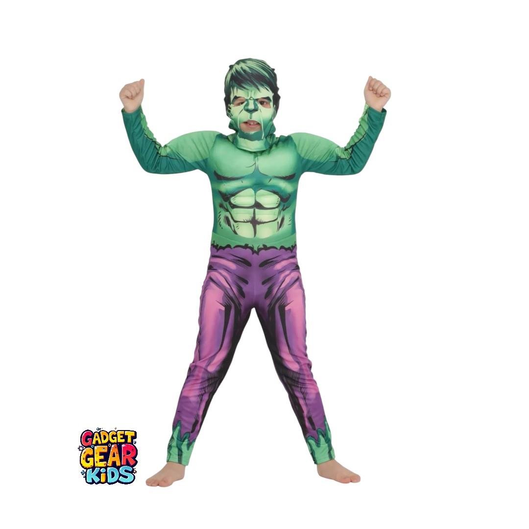 Hulk Kaslı Çocuk Kostümü
