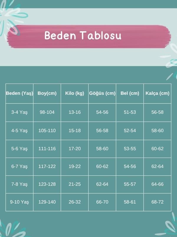 Maşa Kız Çocuk Kostümü