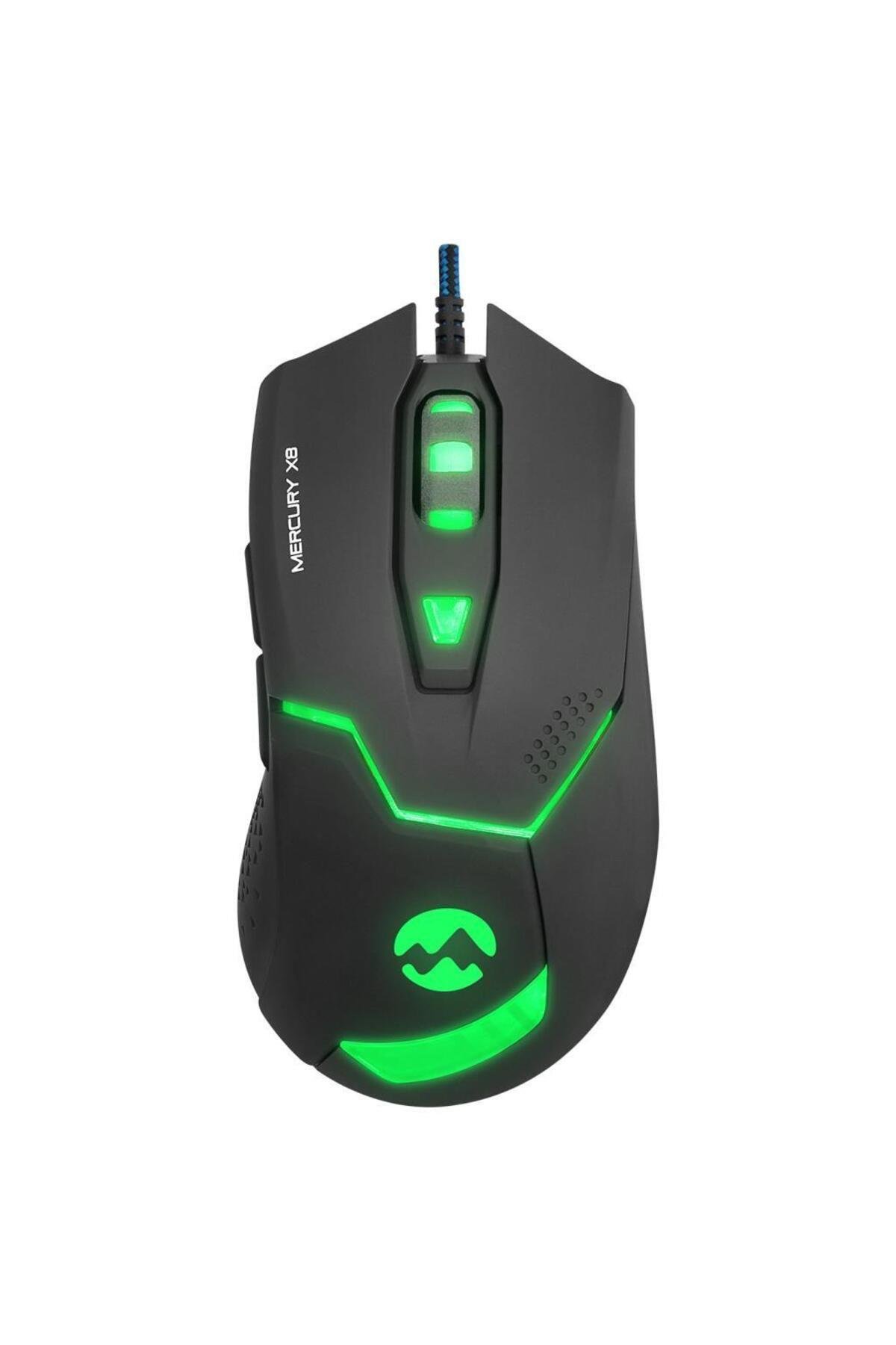 Mercury X8 Led Işıklı 6d 3200dpi Optik Gaming Oyuncu Mouse