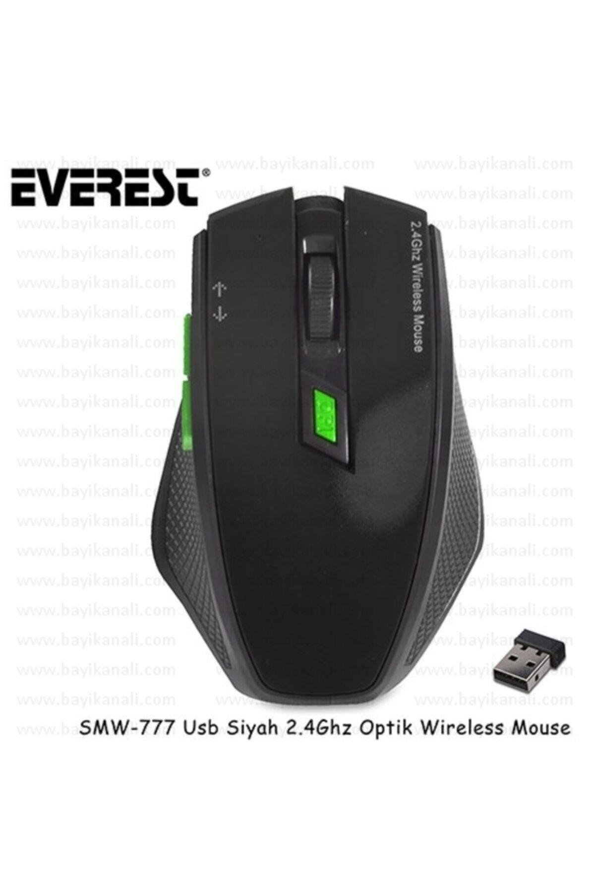 Smw-777 Siyah Usb 2.4 Ghz Optik Kablosuz Mouse