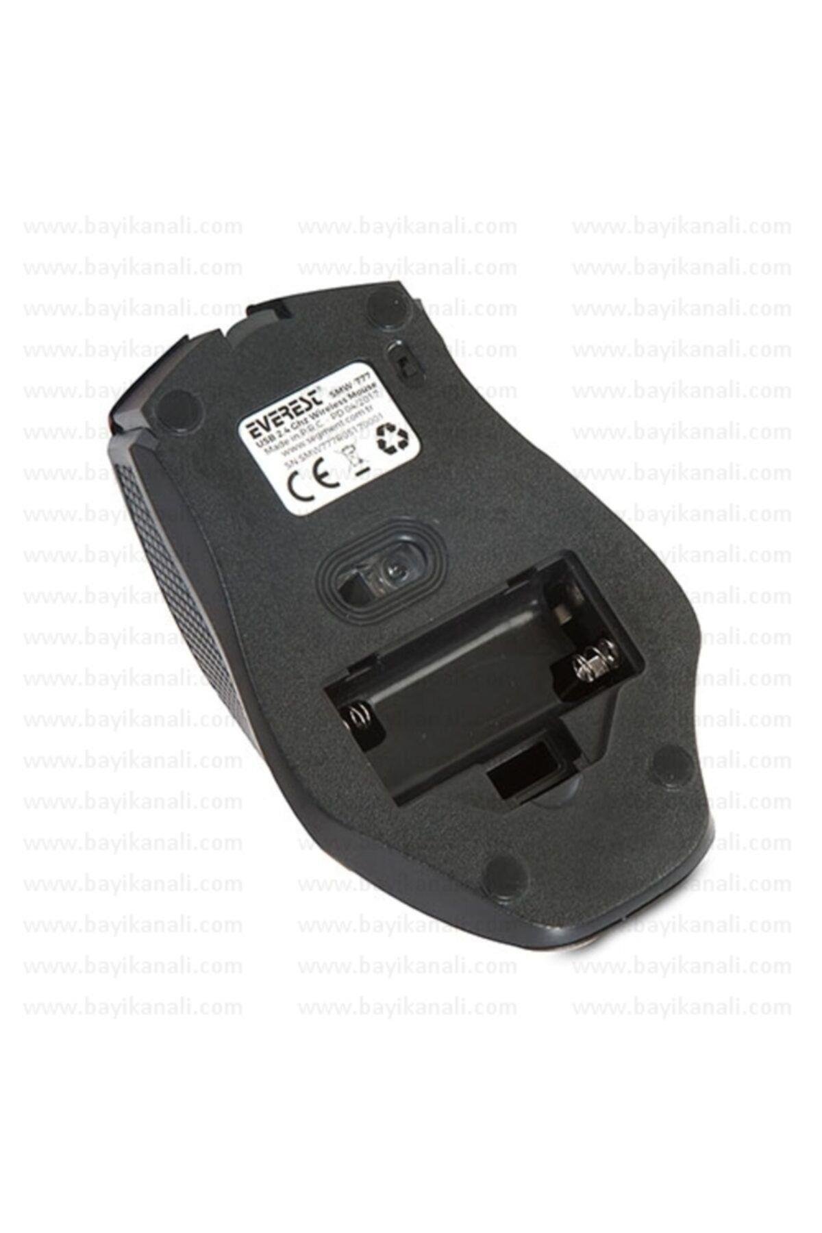 Smw-777 Siyah Usb 2.4 Ghz Optik Kablosuz Mouse