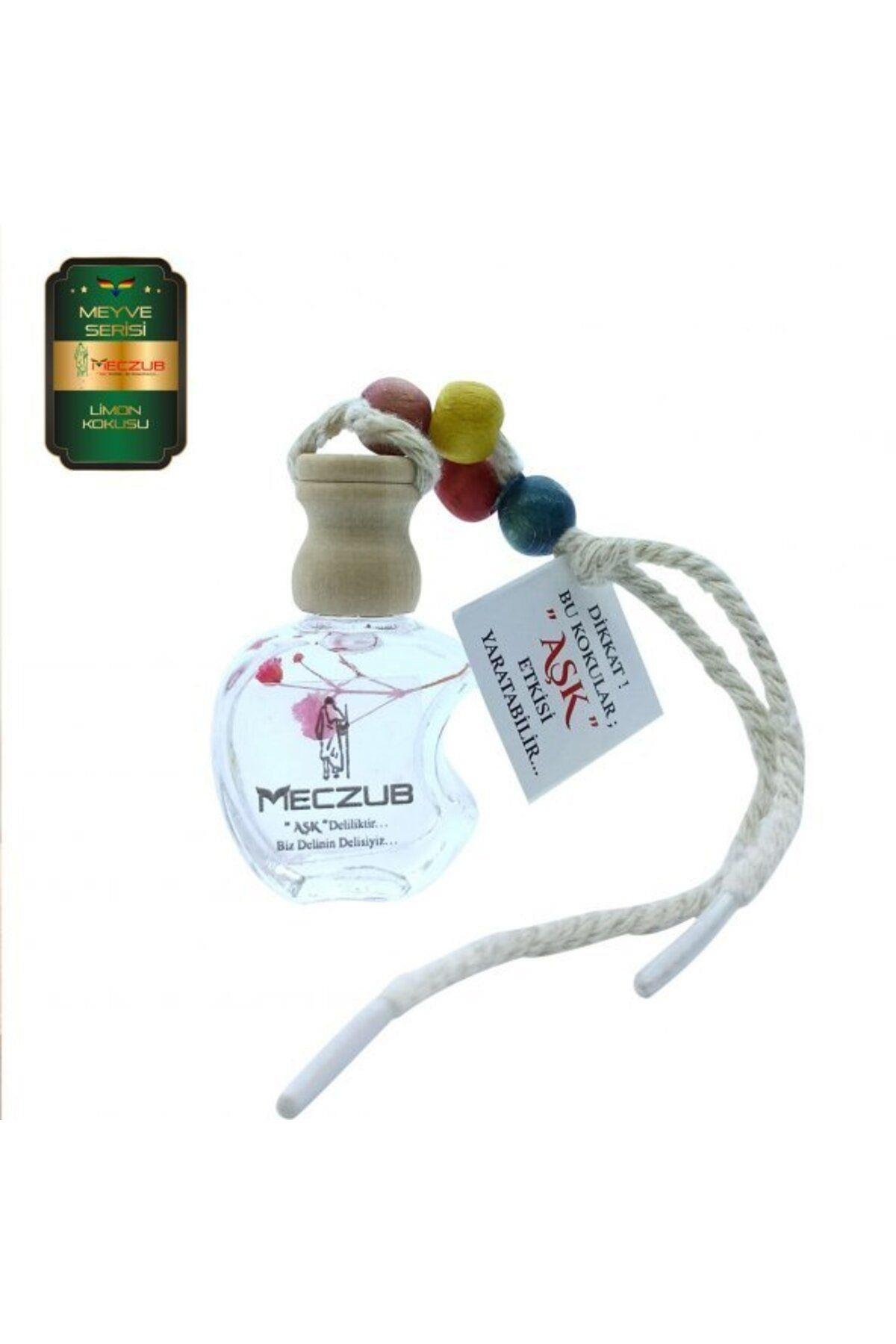 Meczub Meyve Serisi Limon 3 Adet 12 ml Elma Şişe Oto Kokusu Araç Araba Parfümü
