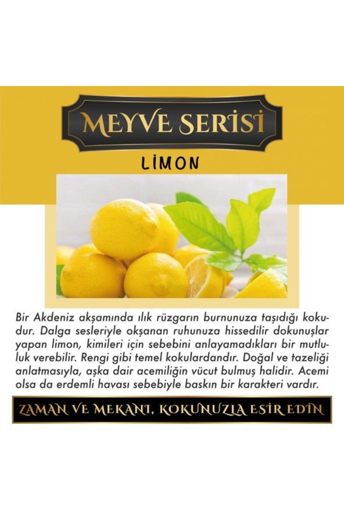 Meczub Meyve Serisi Limon 3 Adet 12 ml Elma Şişe Oto Kokusu Araç Araba Parfümü