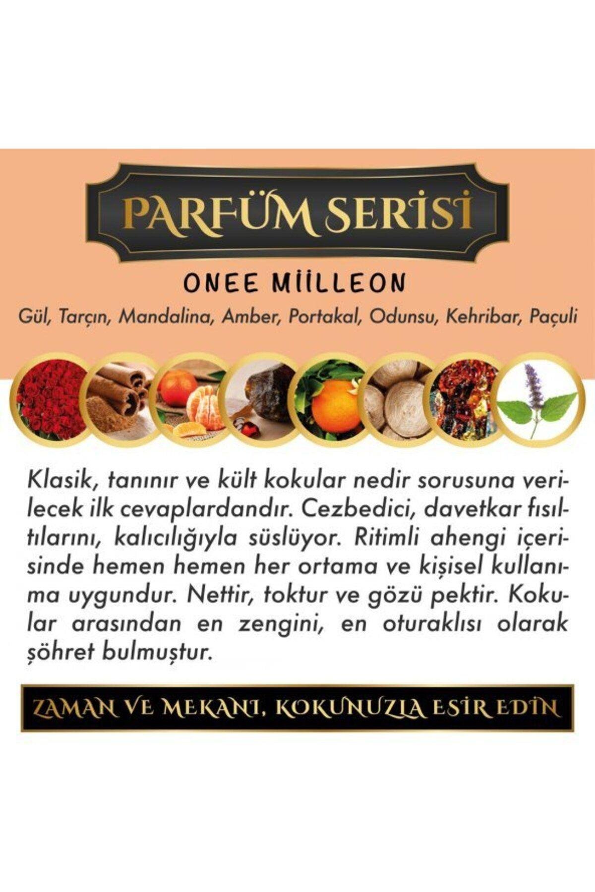Meczub Parfüm Serisi Onee Miilleon 5 Adet 10 ml Üçgen Şişe Oto Kokusu Araç Araba Parfümü