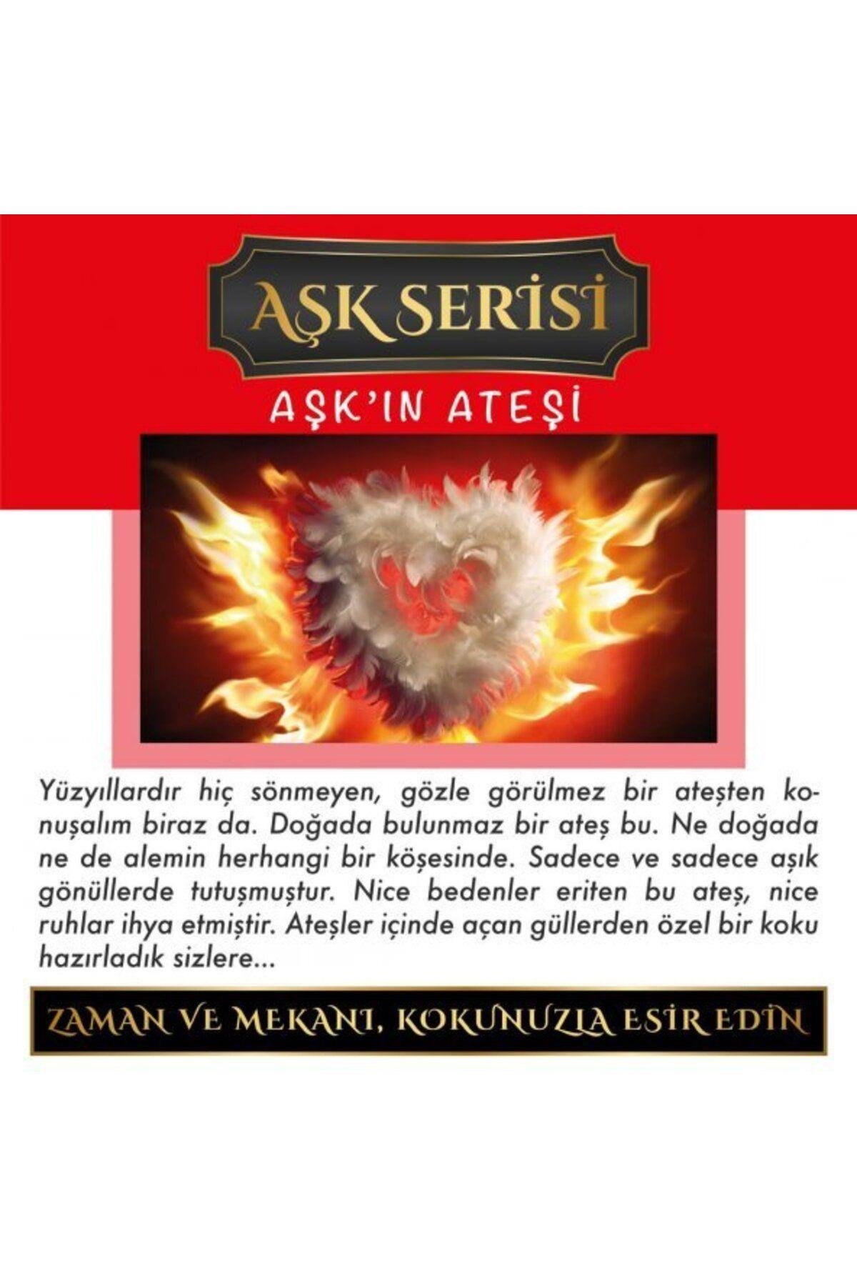 Ölümsüz Aşk Aşk Serisi Aşkın Ateşi 12 ml Heybet Şişe Oto Kokusu Araç Araba Parfümü