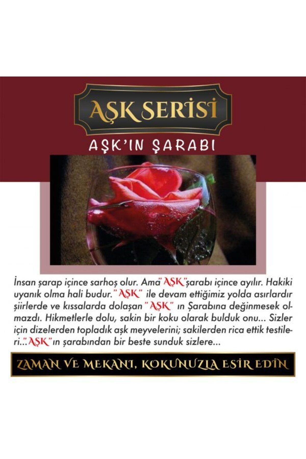Ölümsüz Aşk Aşk Serisi Aşkın Şarabı 5 Adet 8 ml Silindir Şişe Oto Kokusu Araç Araba Parfümü