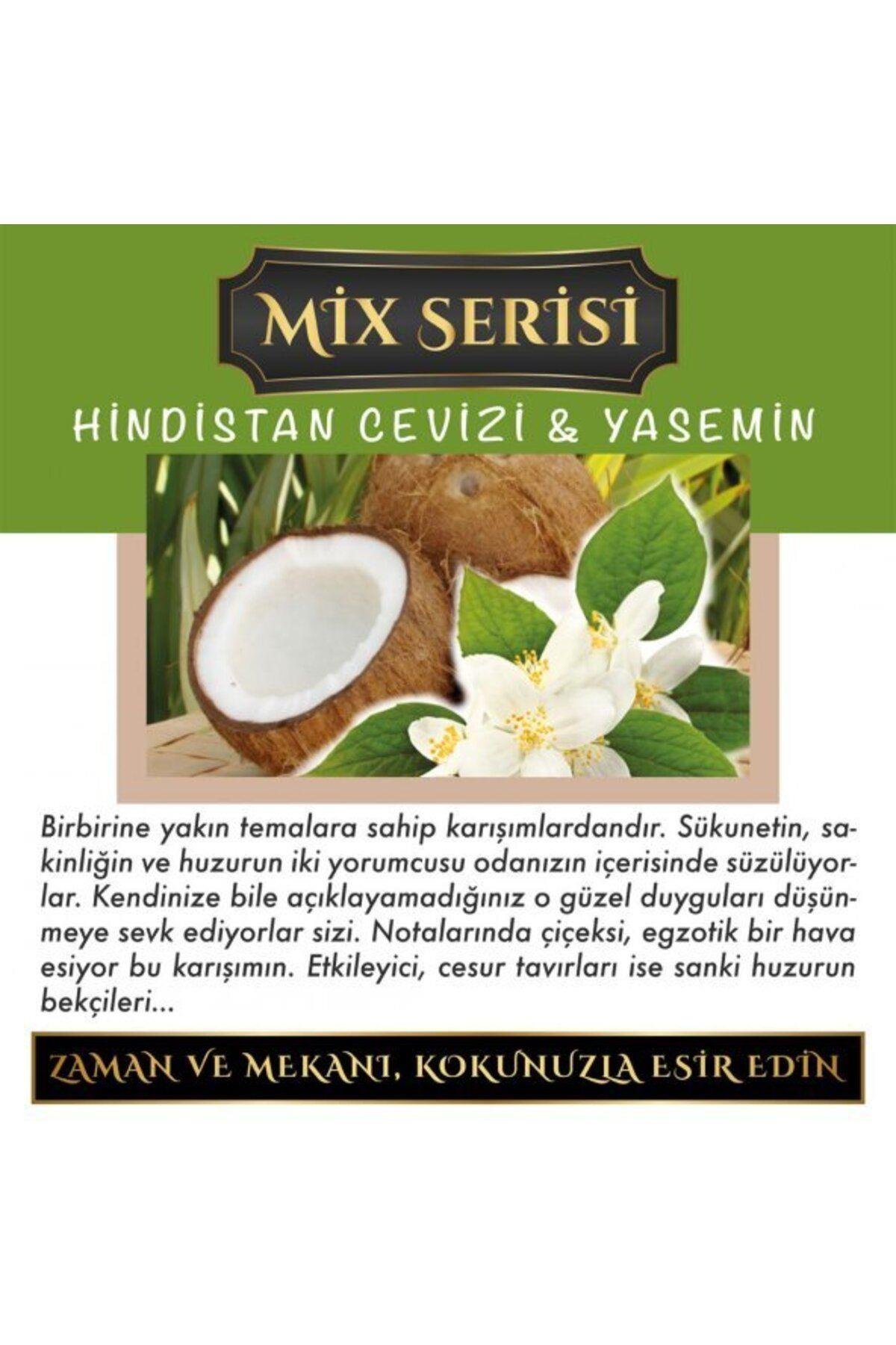 Ölümsüz Aşk Mix Serisi Hindistan Cevizi & Yasemin 12 ml Elma Şişe Oto Kokusu Araç Araba Parfümü