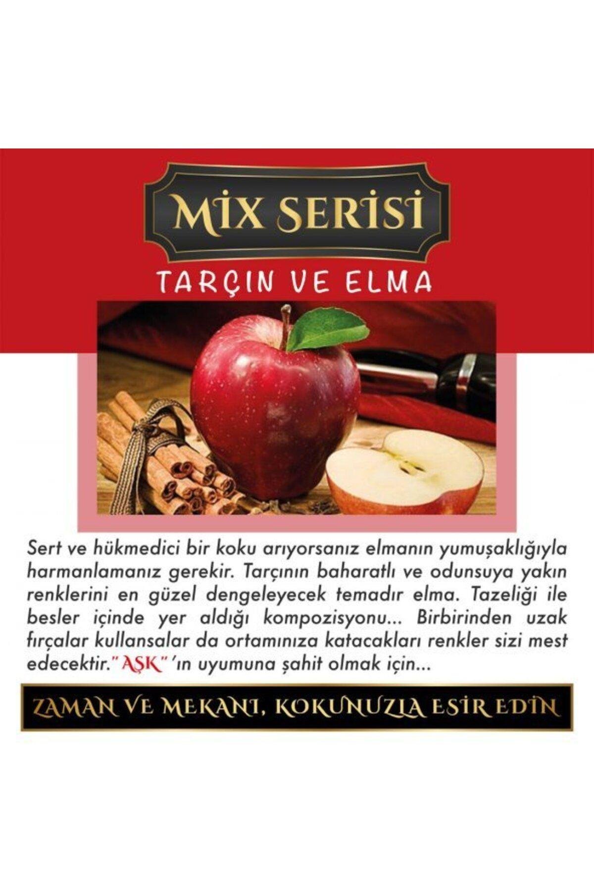 Ölümsüz Aşk Mix Serisi Tarçın & Elma 8 ml Silindir Şişe Oto Kokusu Araç Araba Parfümü