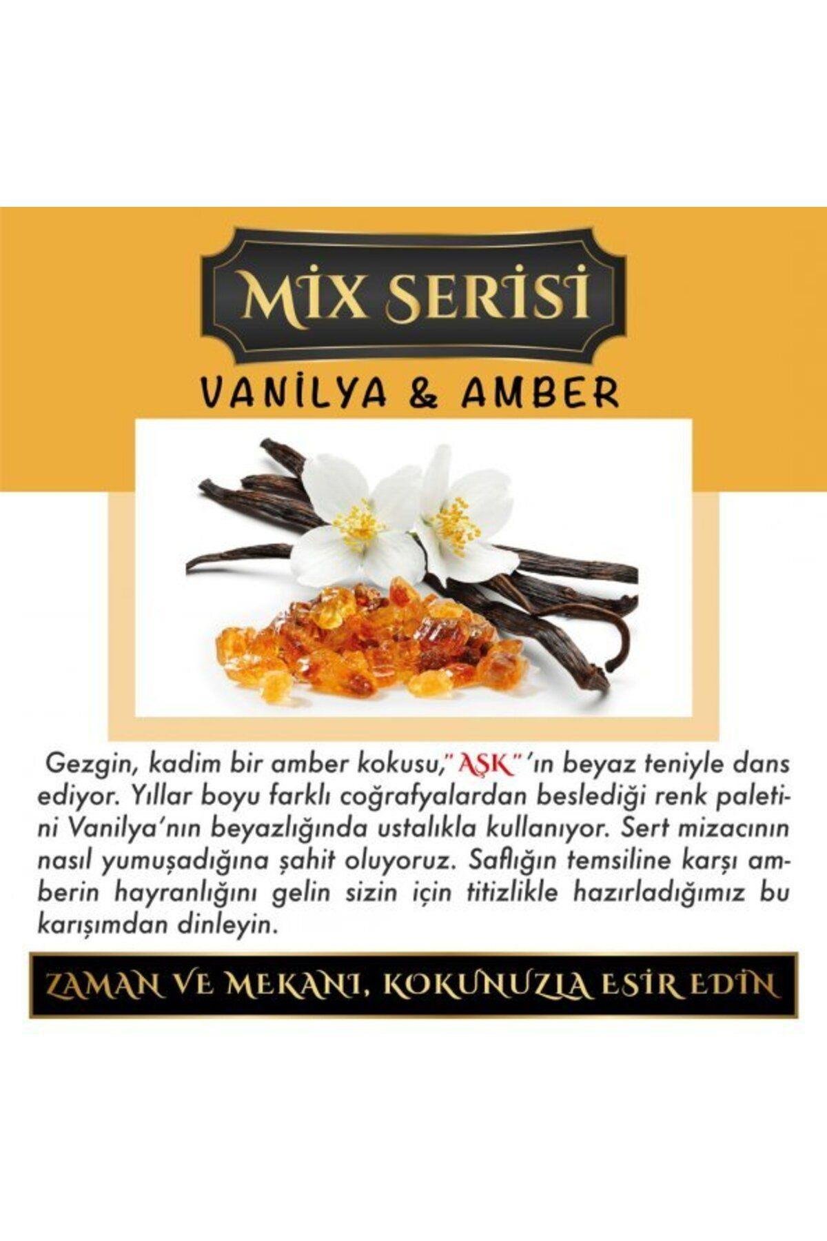 Ölümsüz Aşk Mix Serisi Vanilya & Amber 10 ml Üçgen Şişe Oto Kokusu Araç Araba Parfümü