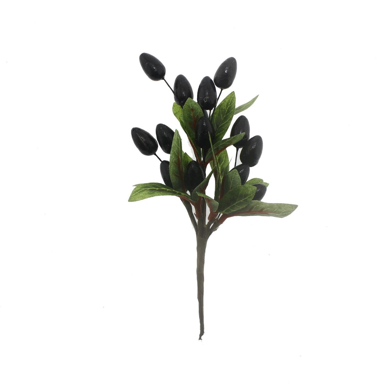 18x10cm Yapay Zeytin Dalı Çiçeği
