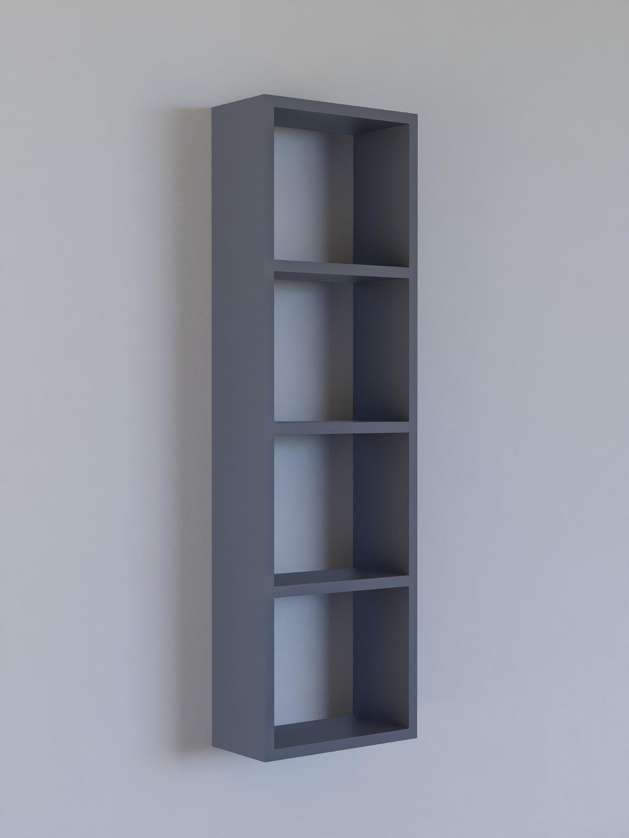 Raflı Dekoratif Kitaplık, Geniş Kitaplık, Ofis Kitaplığı, Duvar Rafı %100MDF 104x31cm