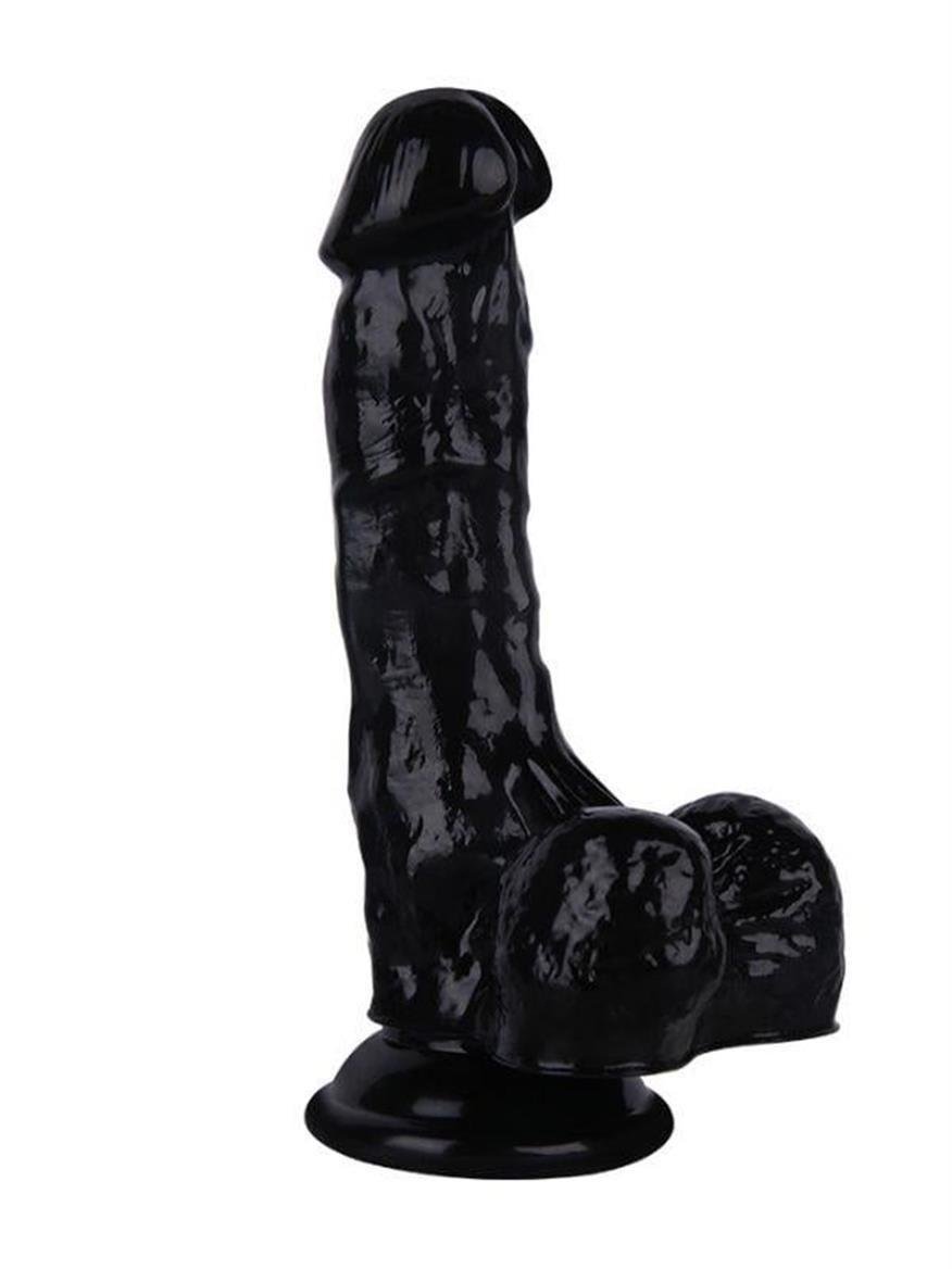 Realistik DildolarLuxerosshopRealistik DildolarCensanyeniC-7705S.Luxerosshop 18cm Siyah Dildo No:5