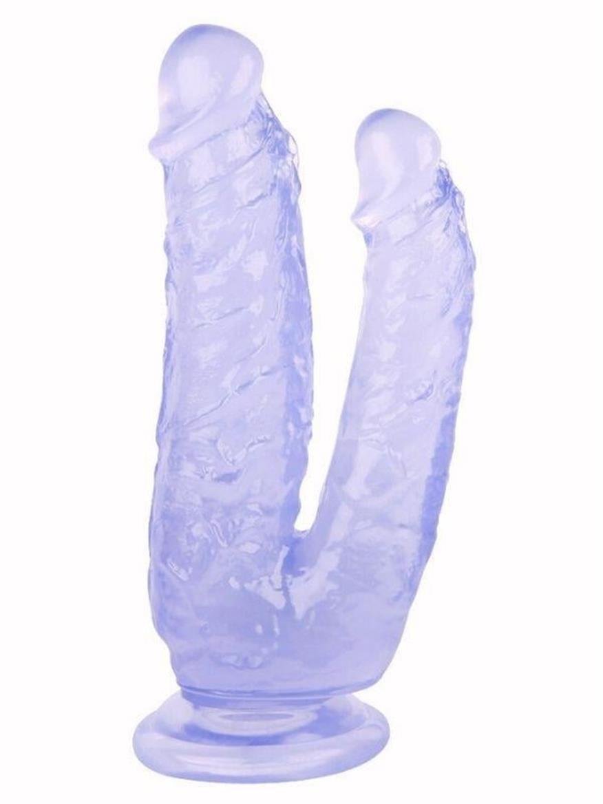 TASARIM DİLDOLARLuxerosshopTASARIM DİLDOLARCensanyeniC-7749M.Luxerosshop 19cm Mor Çiftli Dildo No:76
