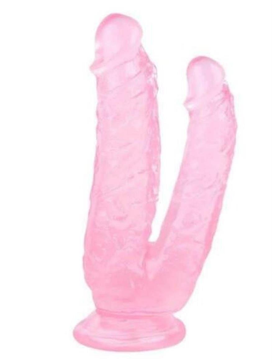 TASARIM DİLDOLARLuxerosshopTASARIM DİLDOLARCensanyeniC-7749P.Luxerosshop 19cm Pembe Çiftli Dildo No:76